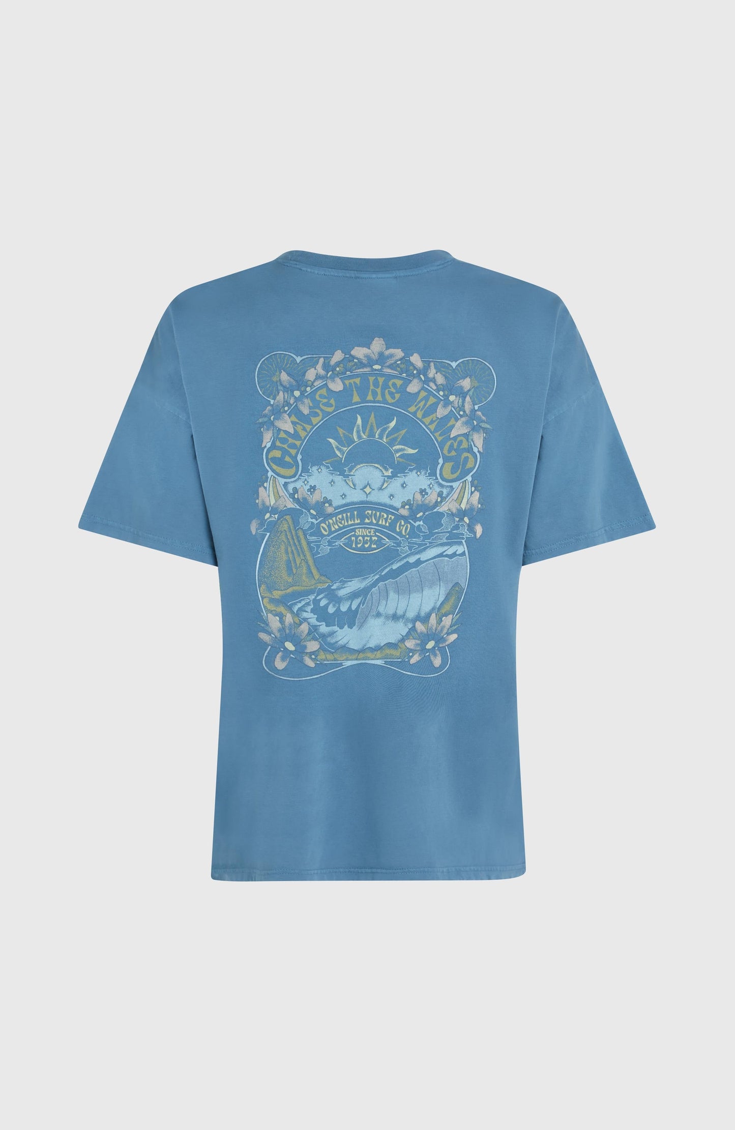 Beach Vintage T-Shirt Women Copen Blue