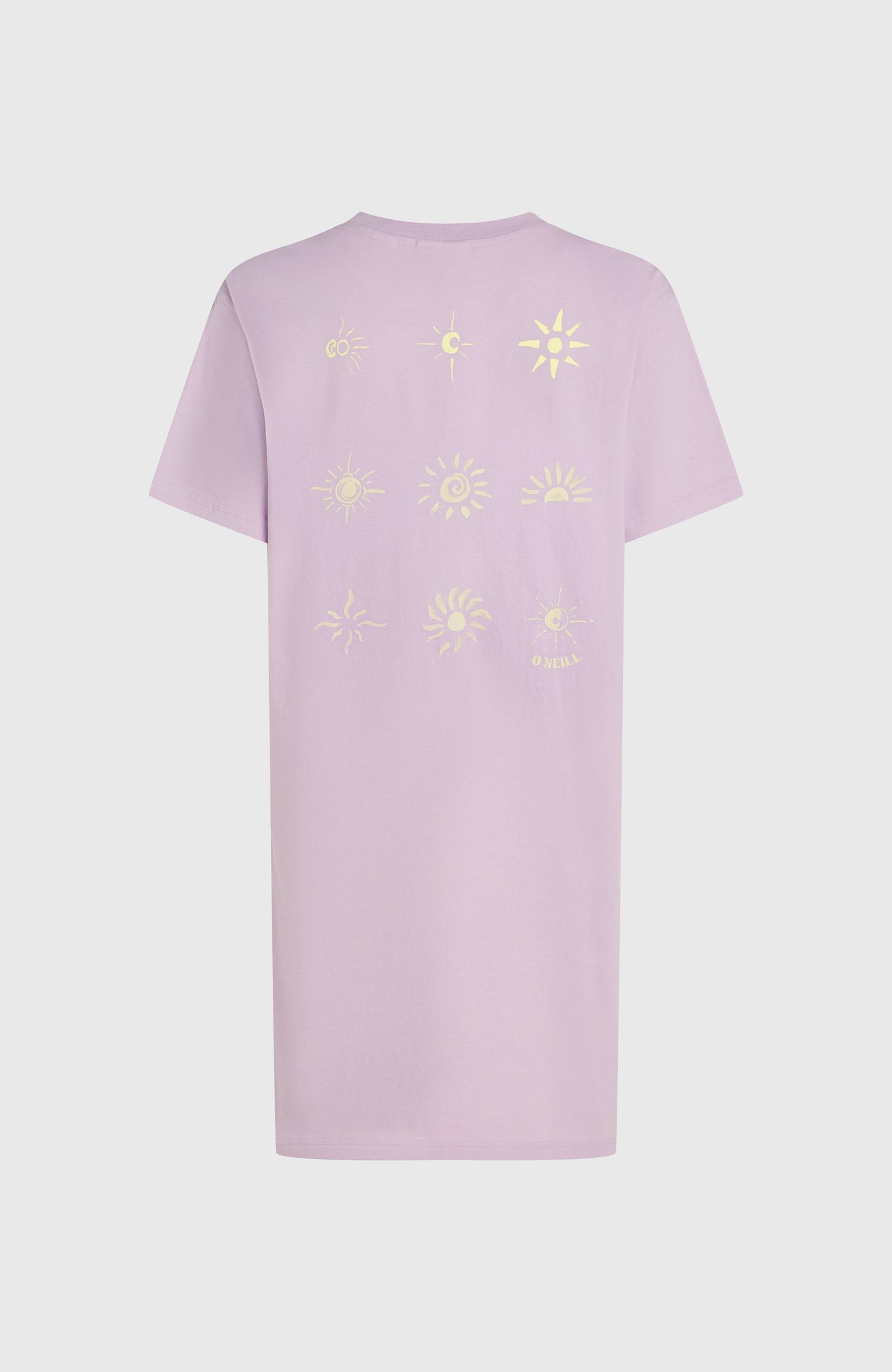 Women of the Wave T-Shirt Dress Women Pale Lavender