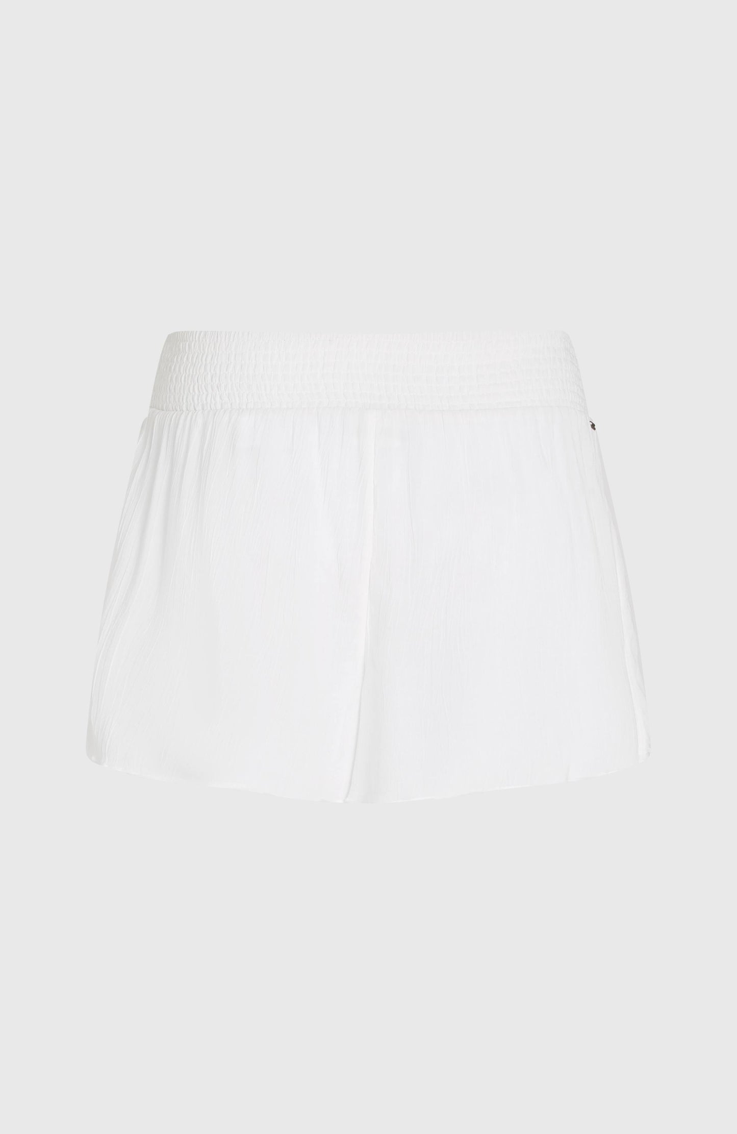 Johnny Smocked Waist Shorts Women Snow White