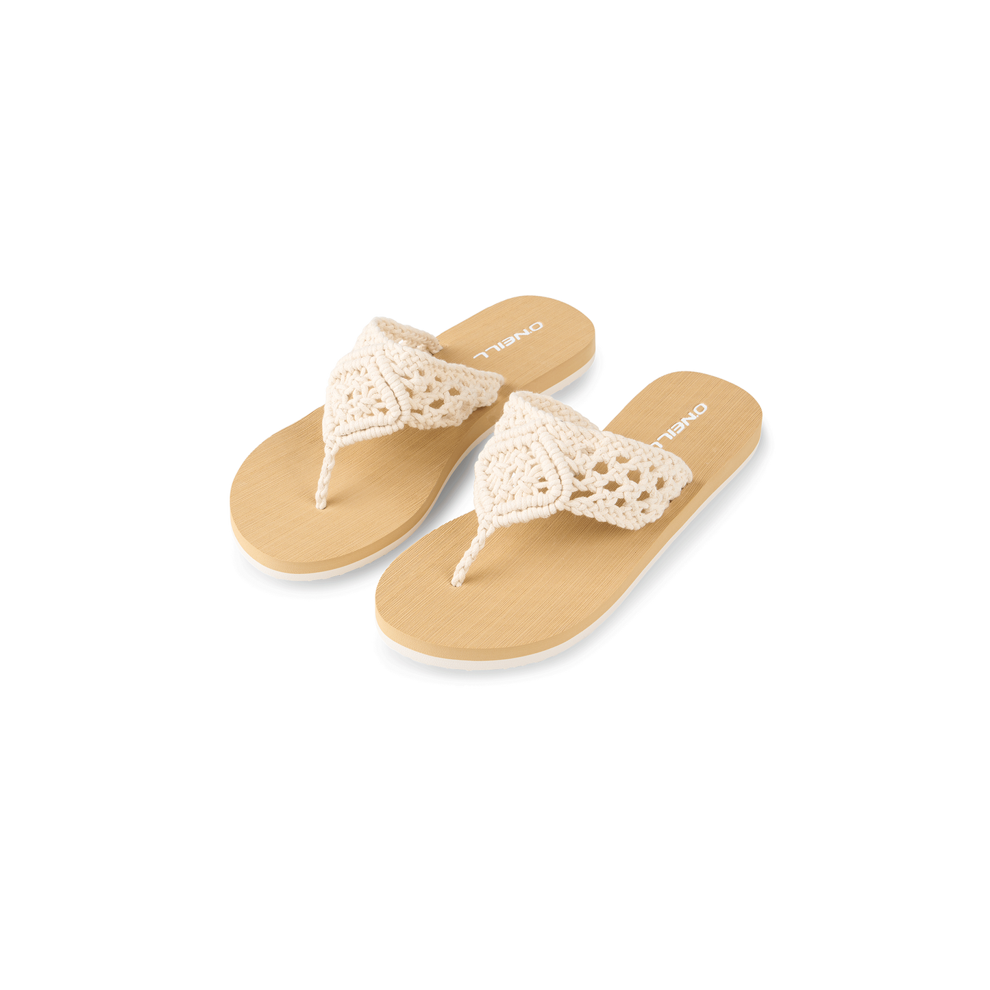 Ditsy Crochet Sandals Women Snow White
