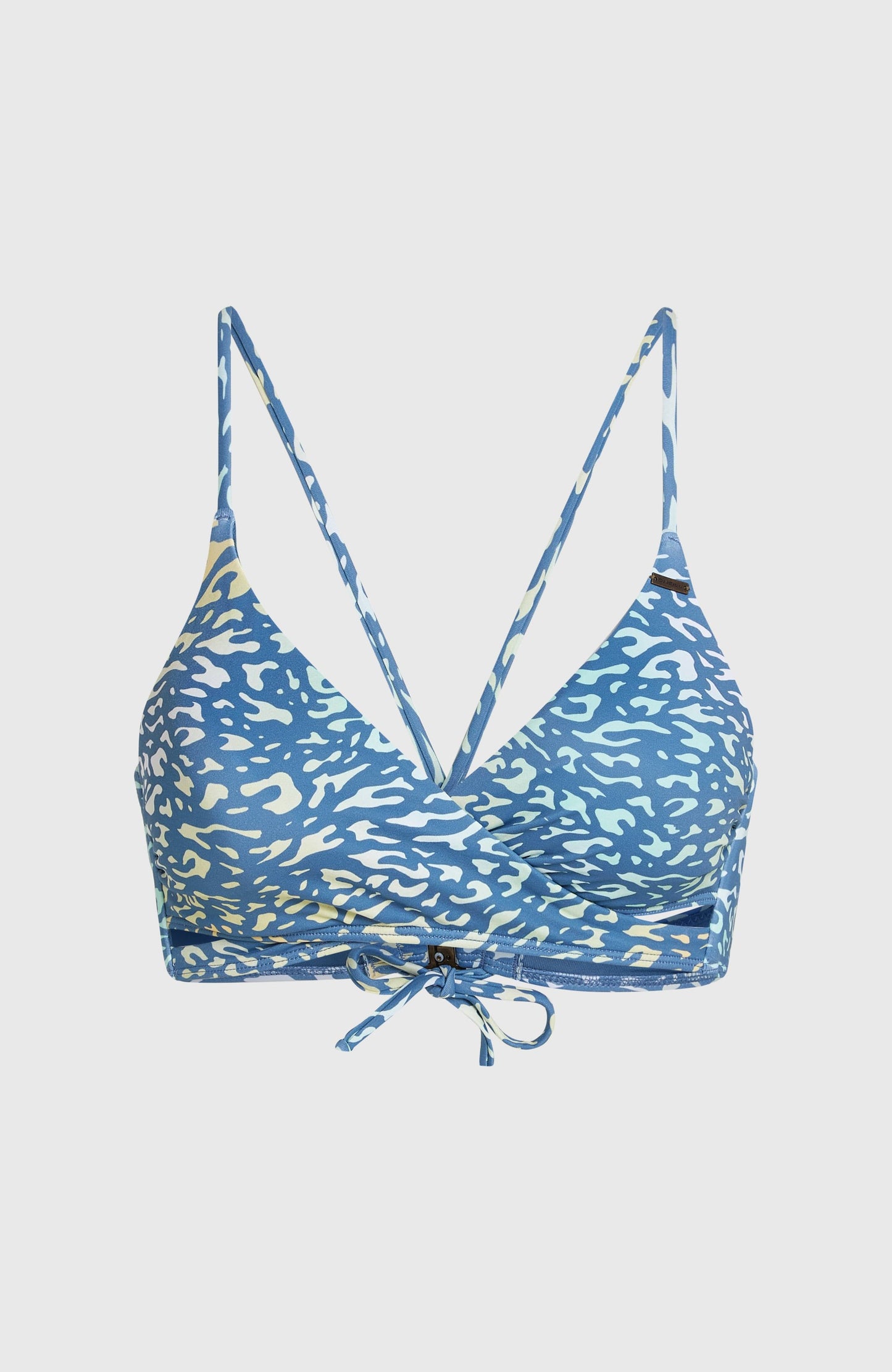Baay Bikini Top Women Yellow Animal Blur