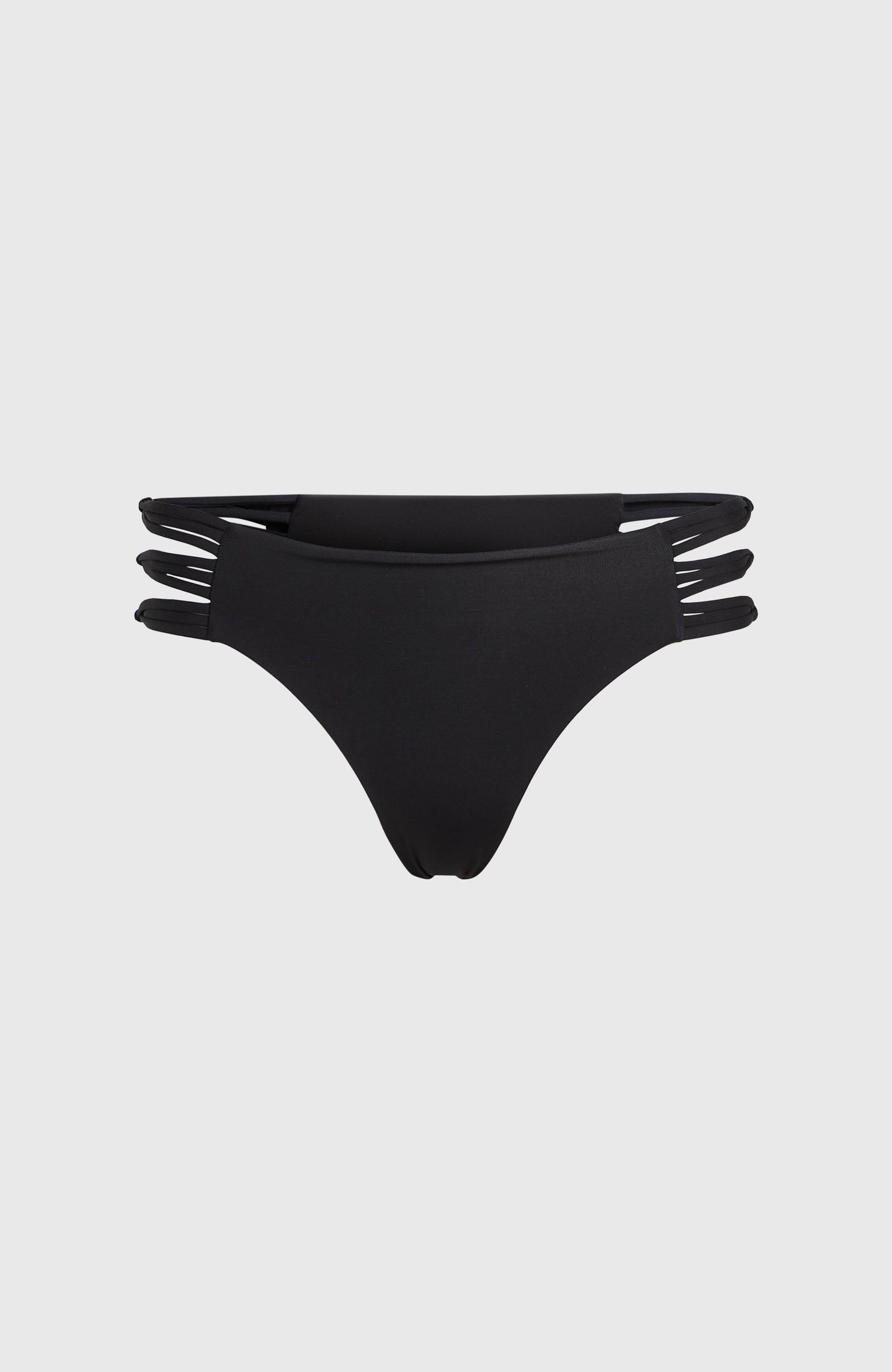 Boulders Strappy Sides Bikini Bottoms Women Black Out