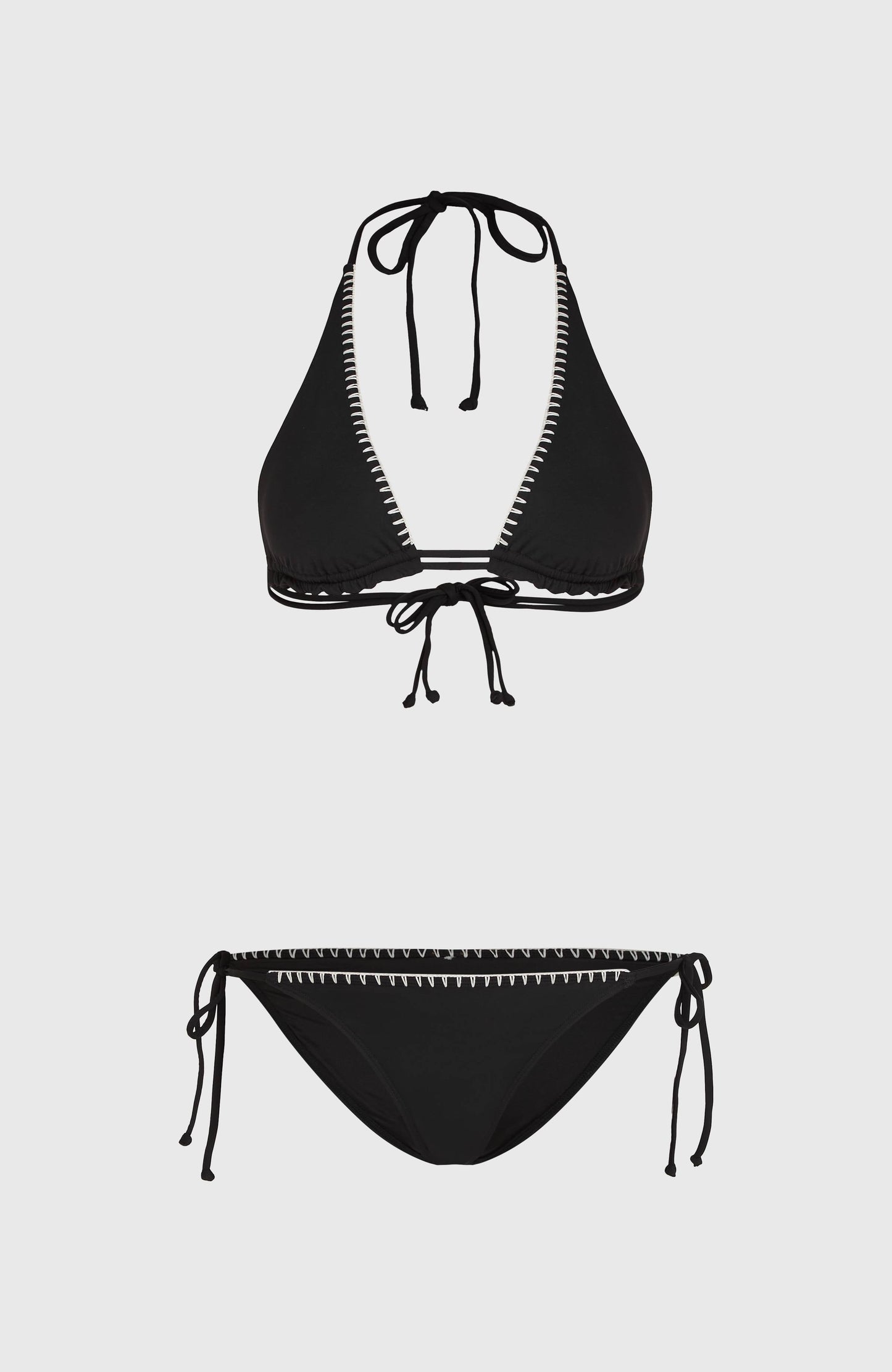 Mother Maracas Crochet Bikini Set Women Black Out