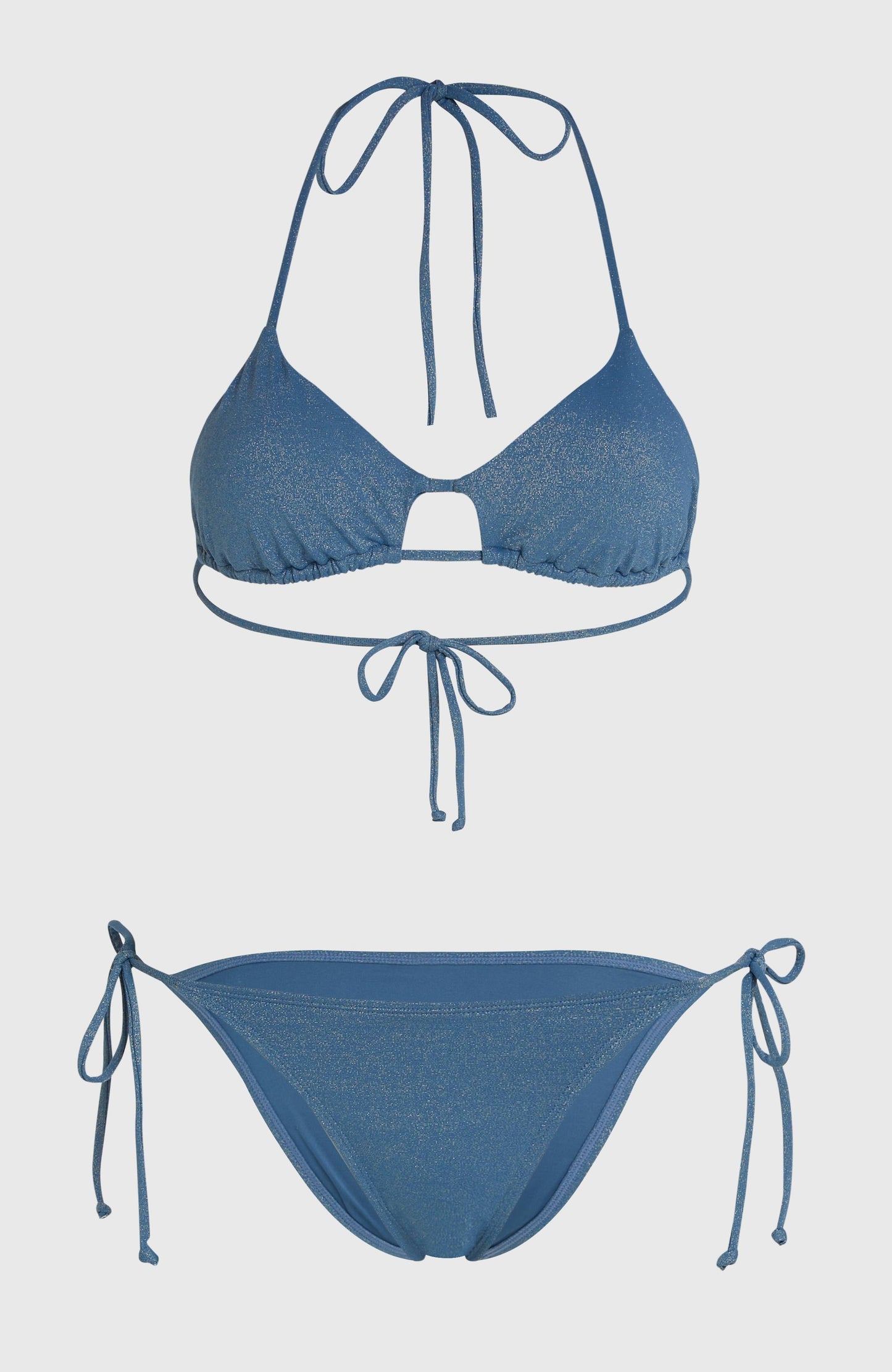 Beach Vintage Madrid Maracas Bikini Set Women Copen Blue