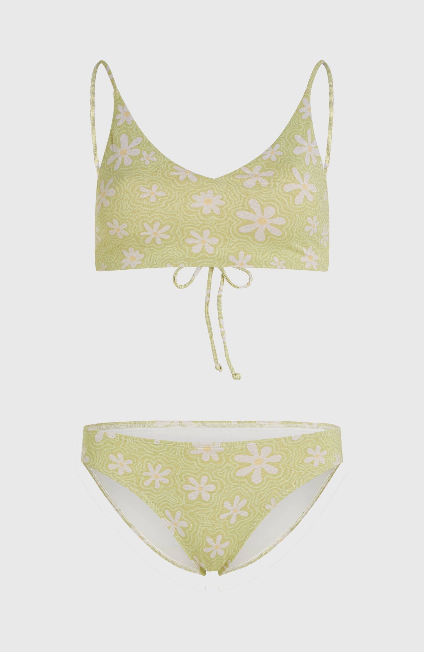 Beach Vintage Midles Rita Bikini Set Women Green Daisyline
