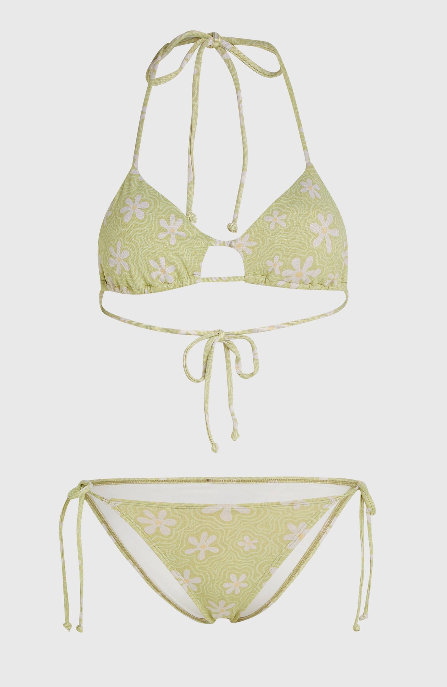 Beach Vintage Madrid Maracas Bikini Set Women Green Daisyline