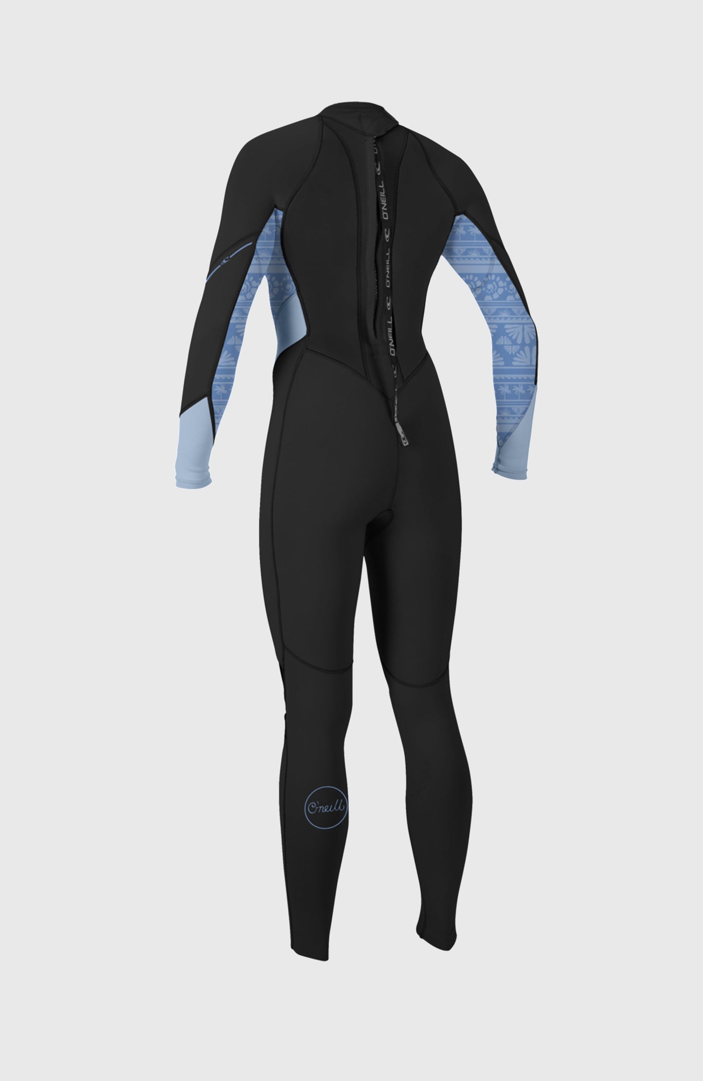 O'Neill Bahia 3/2mm Back Zip Full Wetsuit Women – O'Neill Women|Wetsuits BLACK/SURFABSTRACT/CHAMBRAYBLU