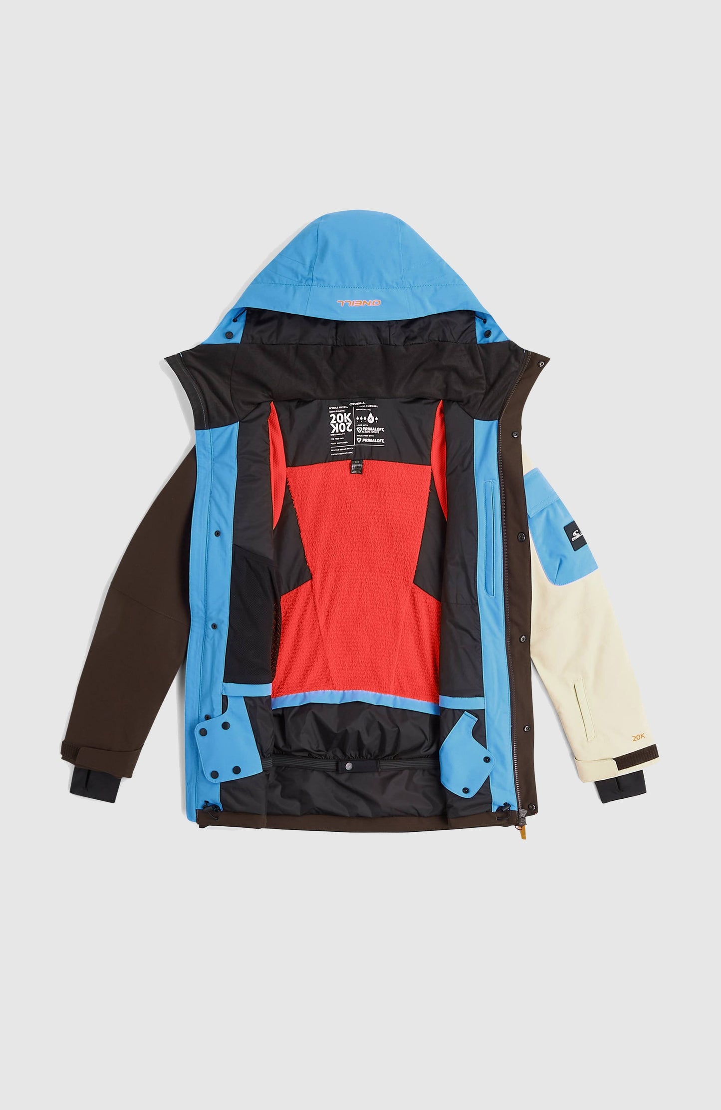 FWC'Peak Pro Snow Jacket Women Blue Poppy Colour Block