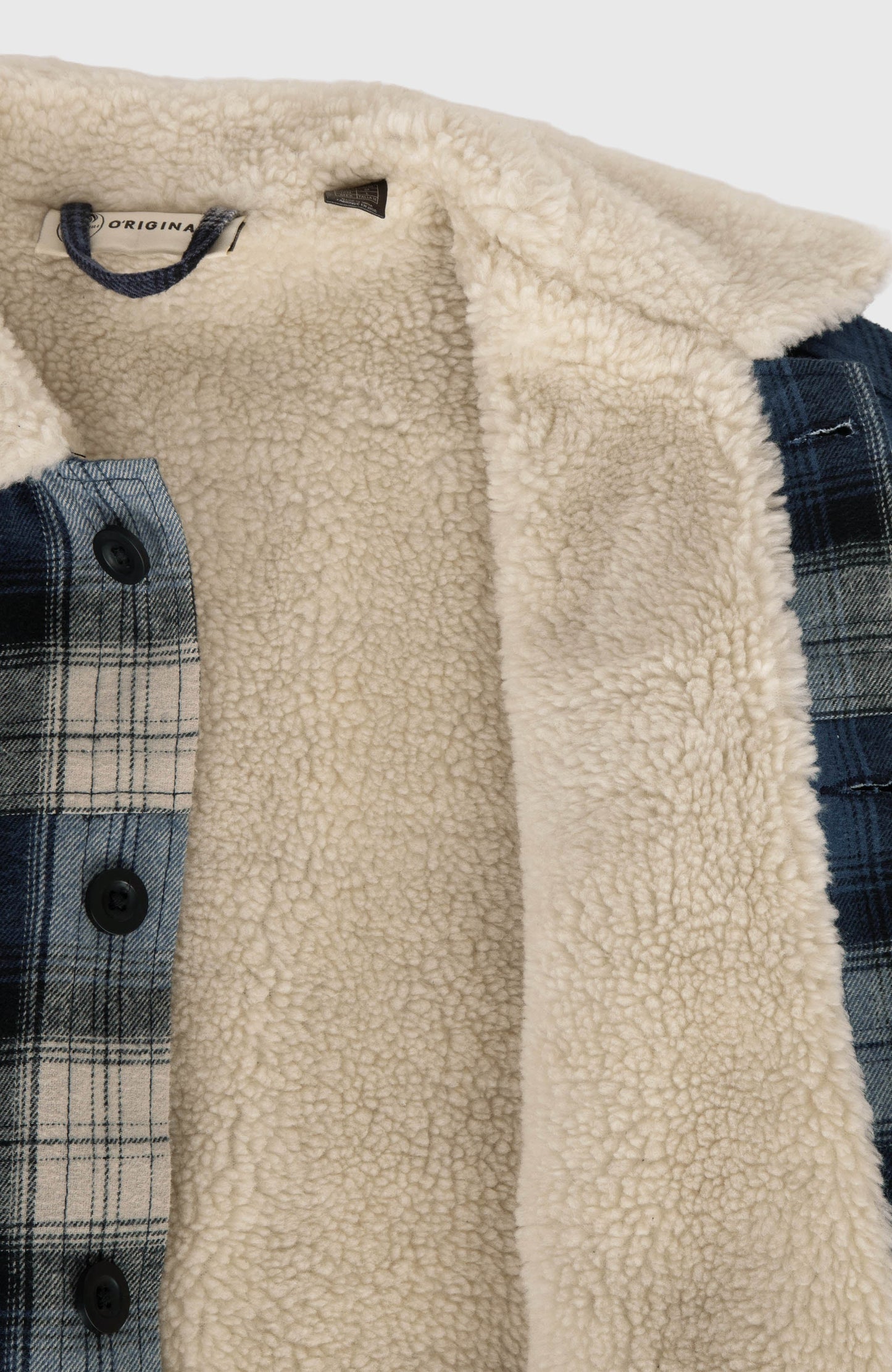O'Riginals Fleece-Lined Jacket Men Mozart Blue Check
