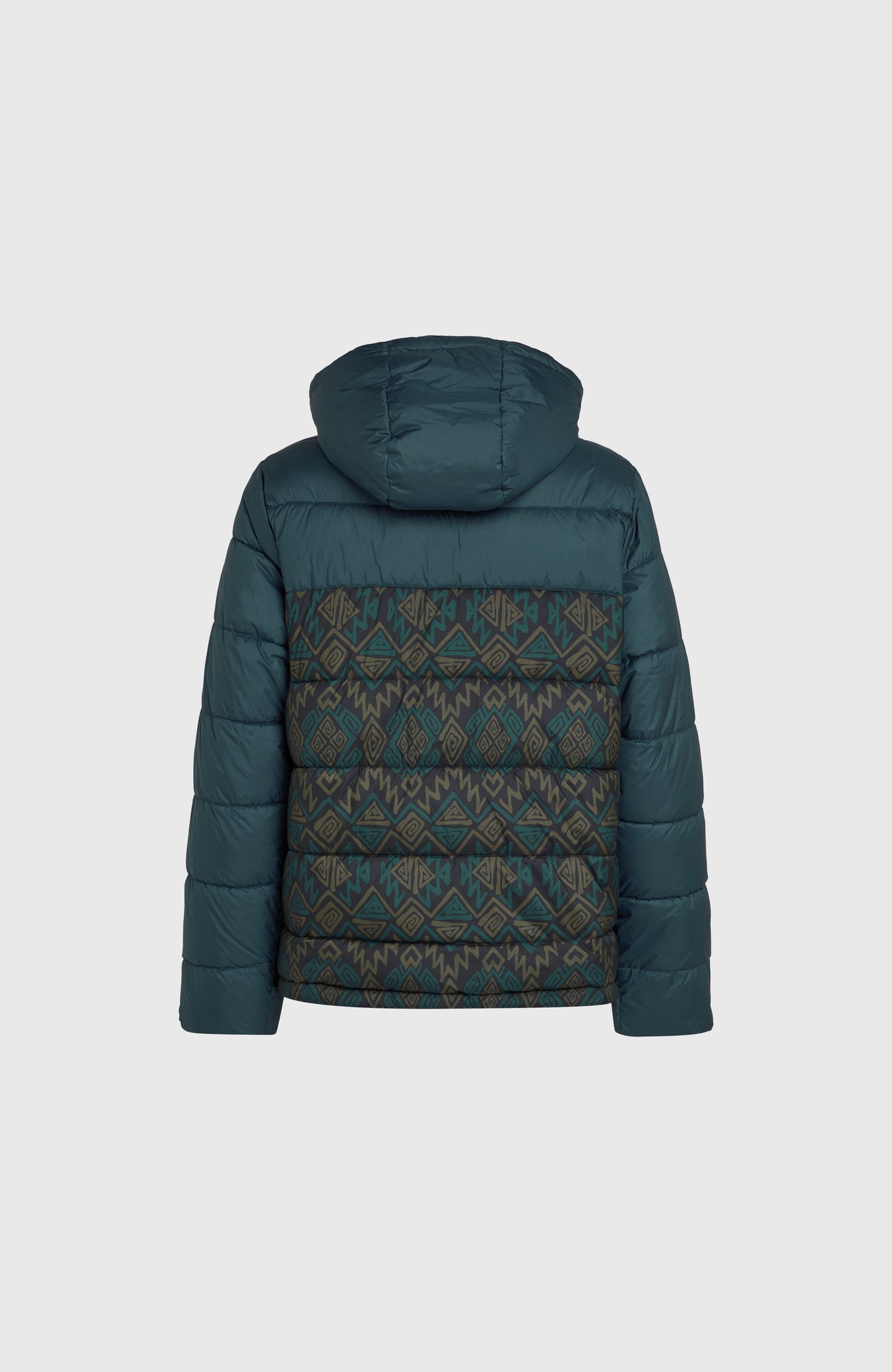 O'Riginals Puffer Jacket Men Black Retro Ikat