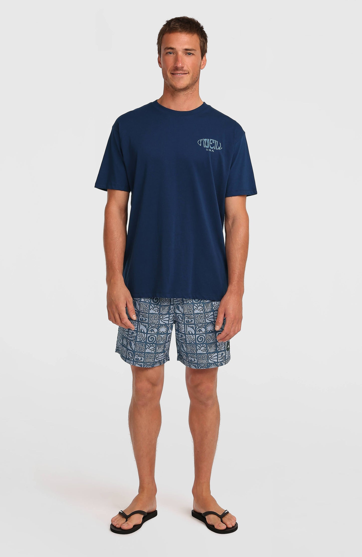 Box Logo T-Shirt Men English Evening
