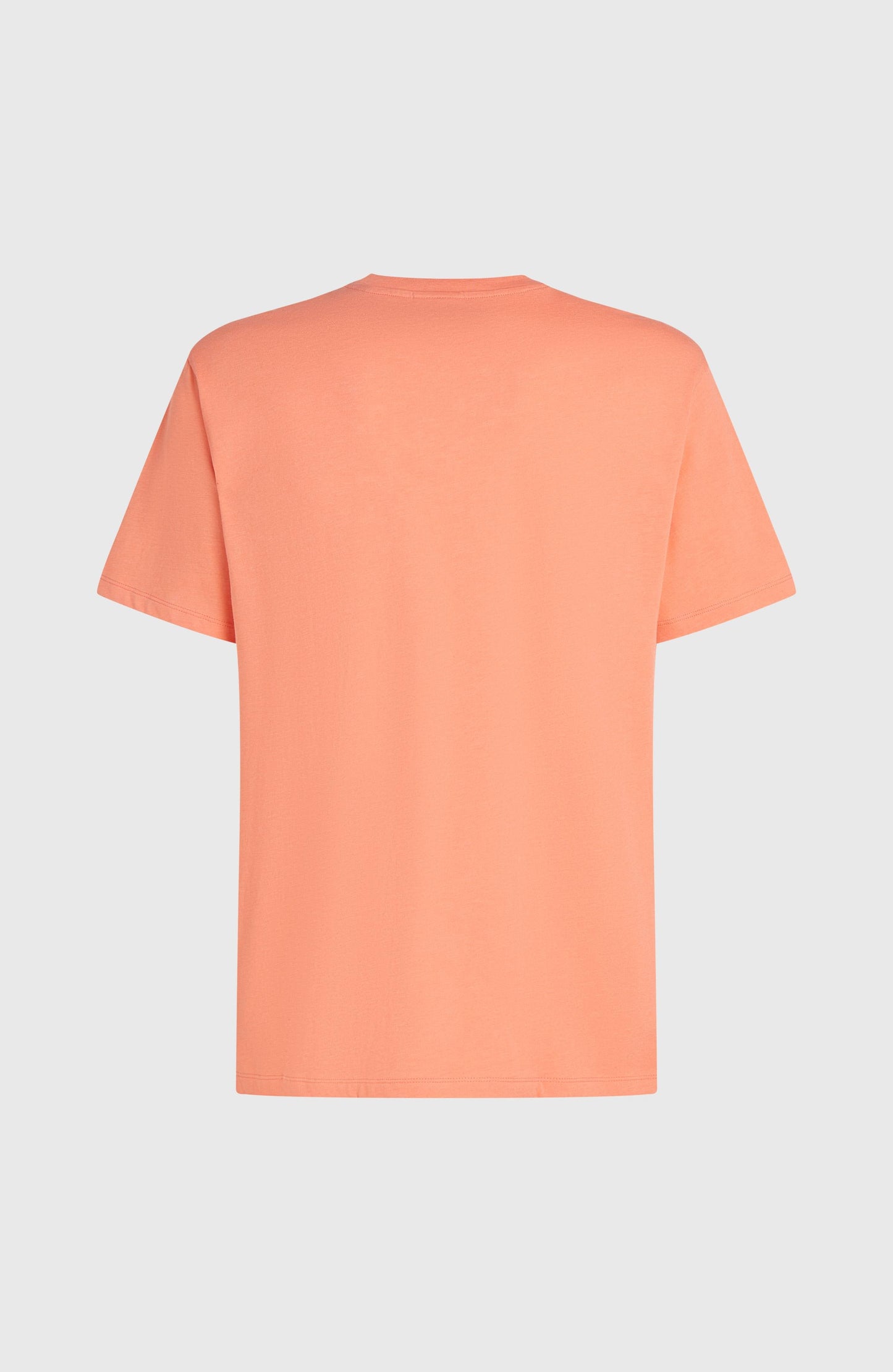 Melange Chest Print T-Shirt Men Funky Peach