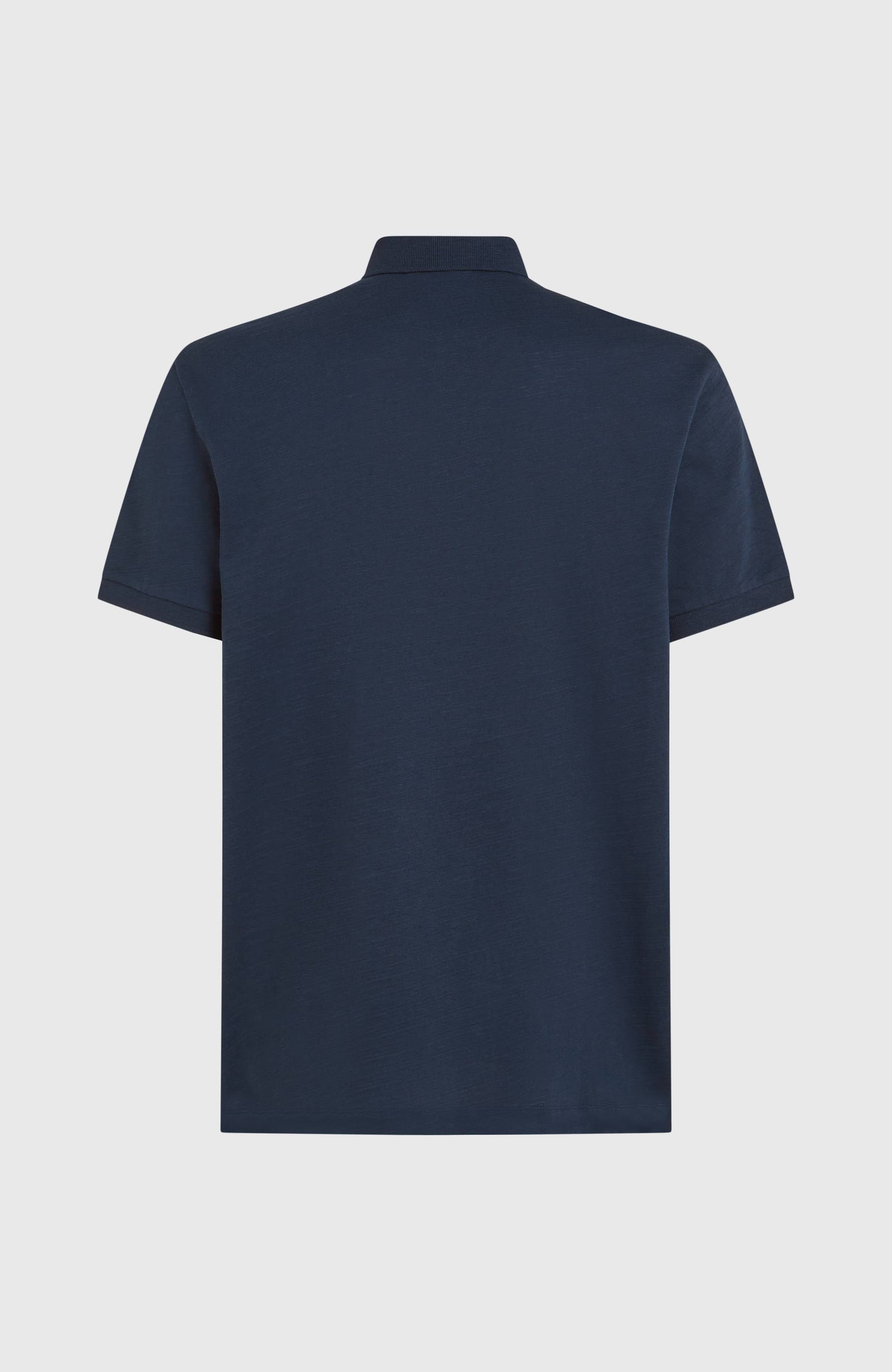 Slub Polo Men Ink Blue