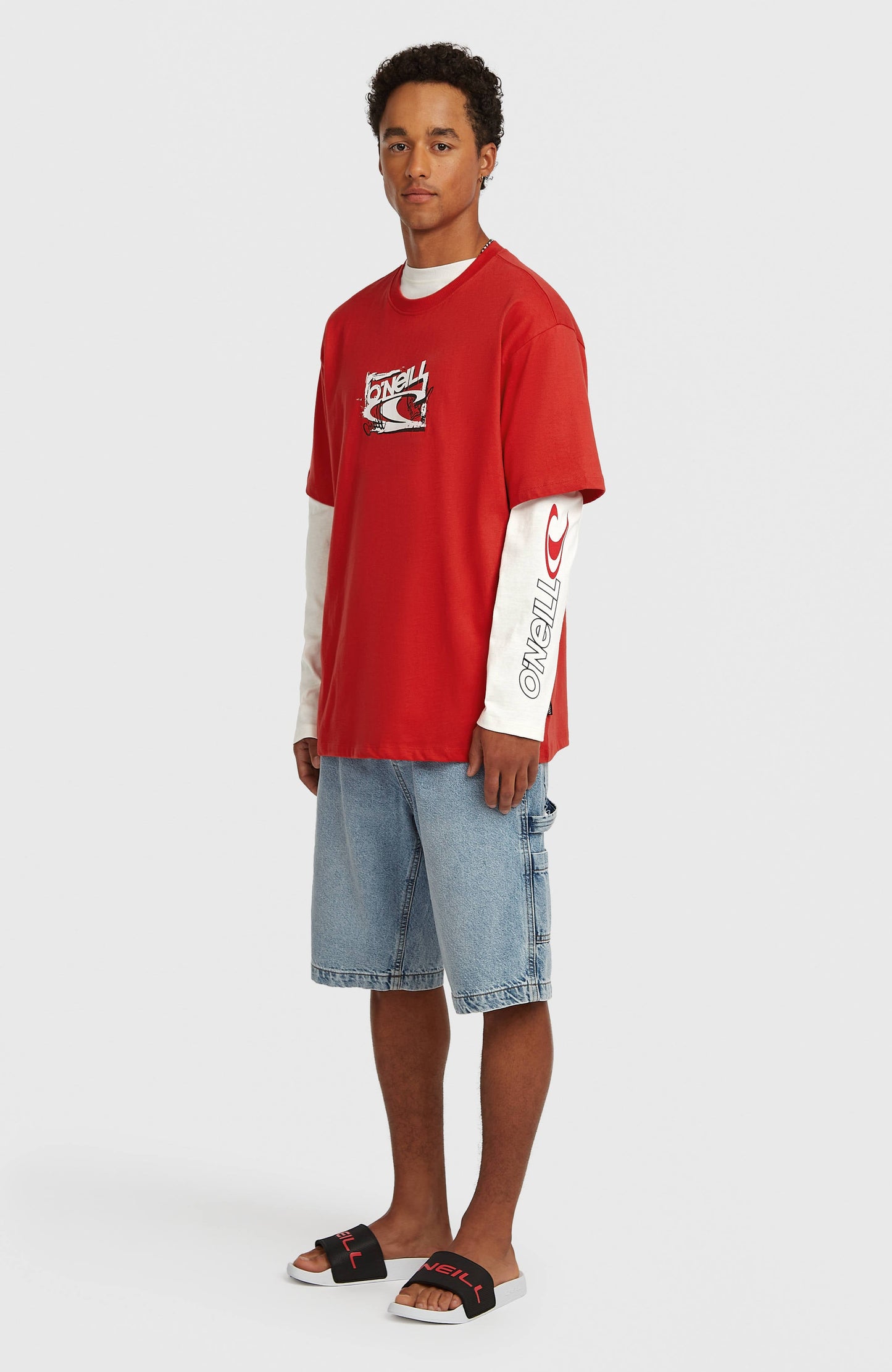 Essentials 90s Logo T-Shirt Men High Risk Red