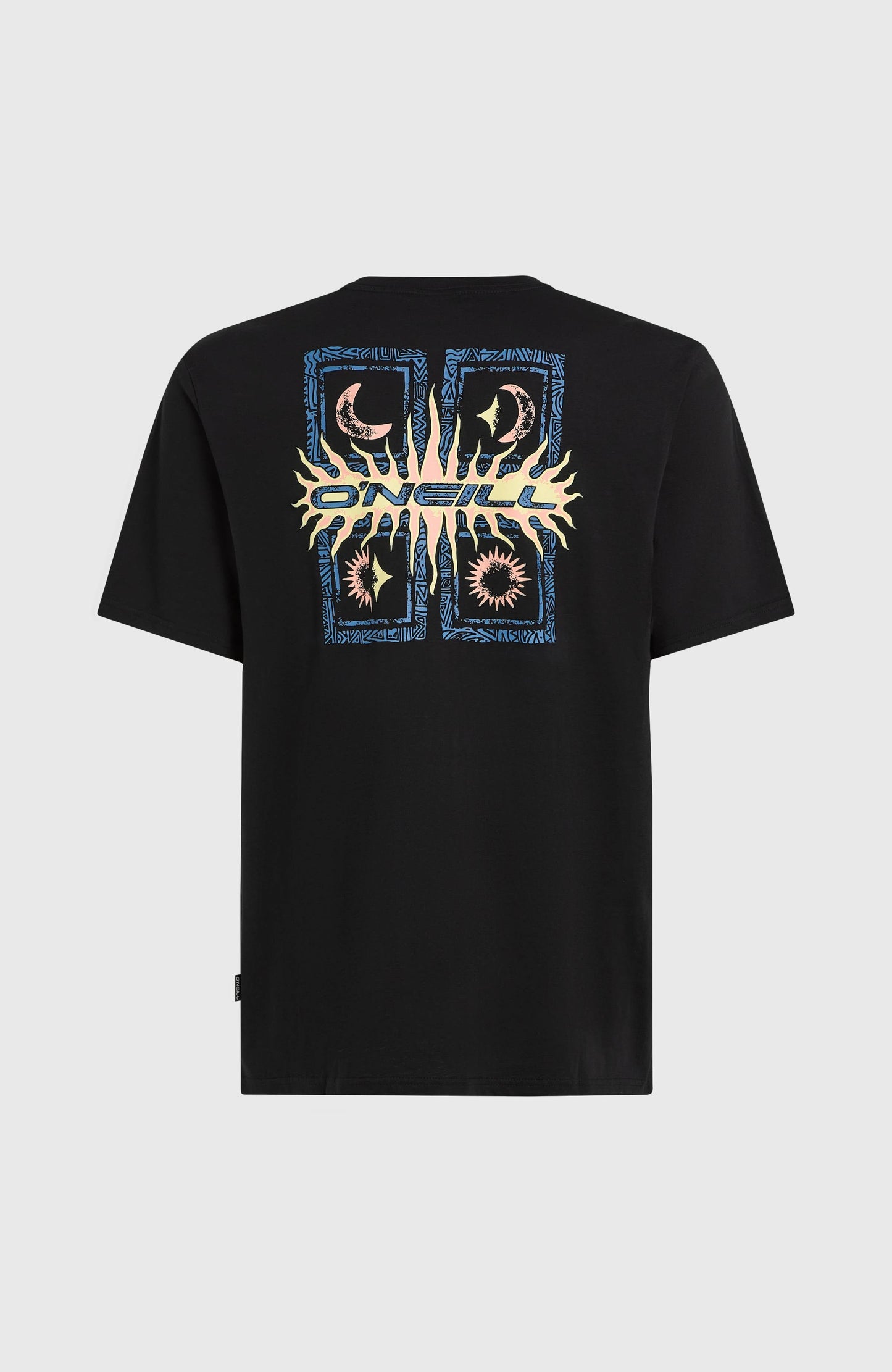 Retro Graphic T-Shirt Men Black Out