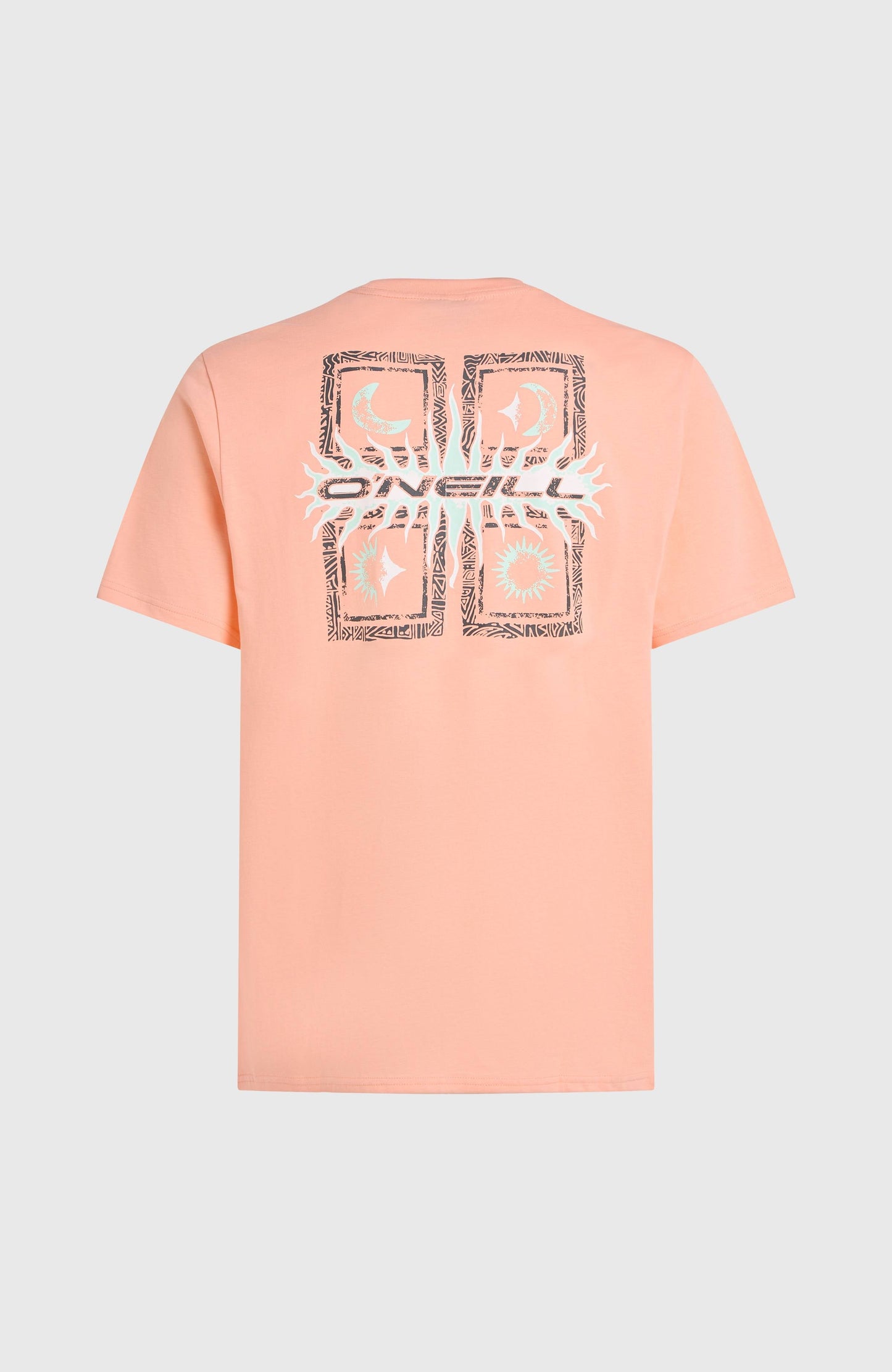 Retro Graphic T-Shirt Men Coral Pop