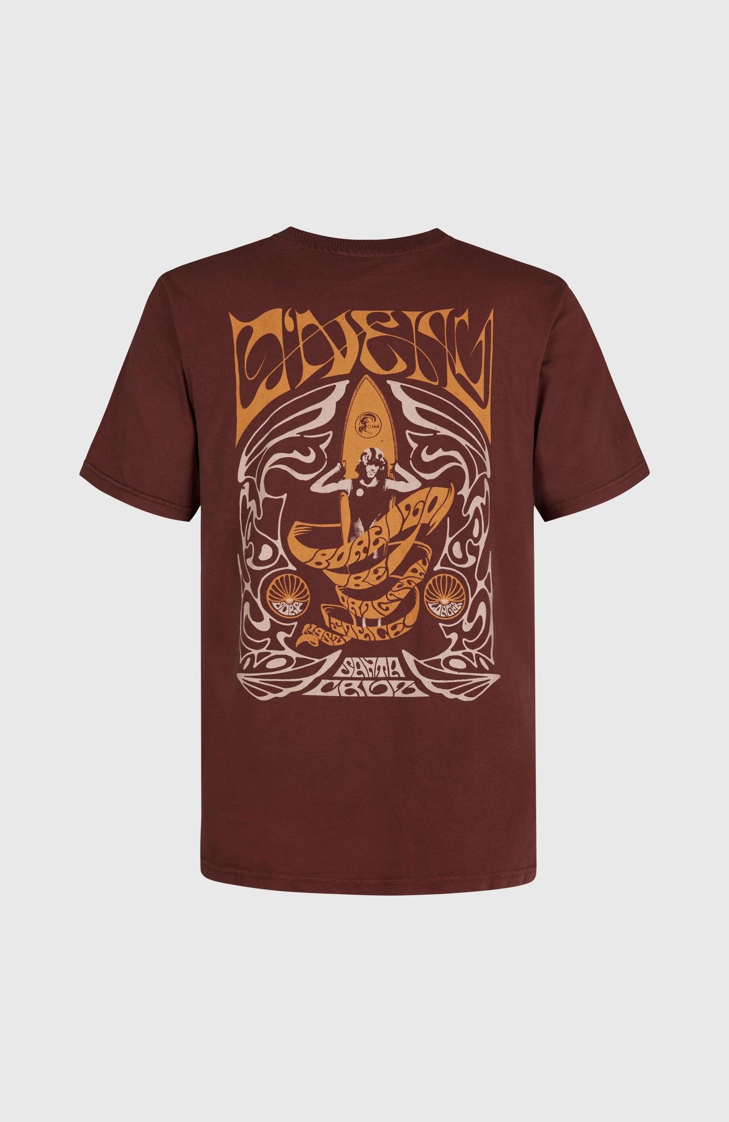 O'Riginals Retro Back-Print T-Shirt Men Hazel Spice