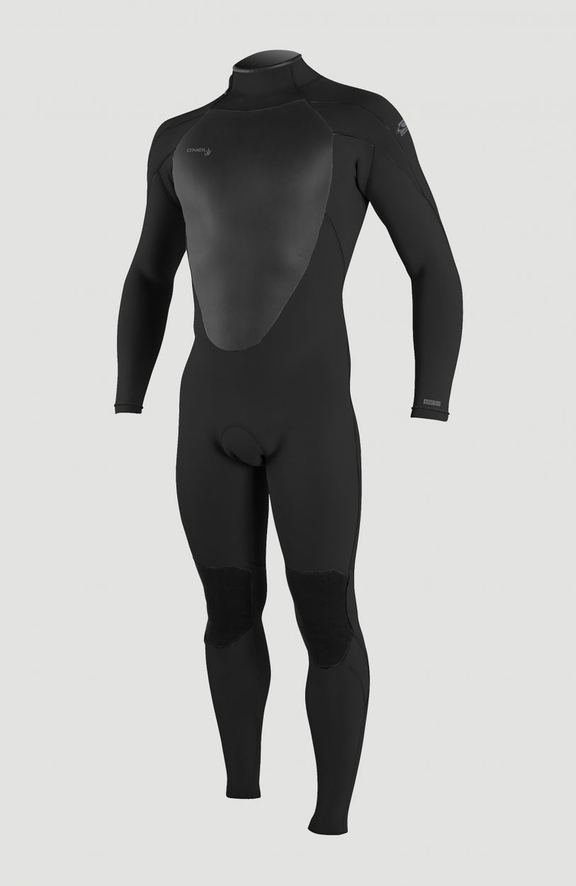 Epic 3/2mm Back Zip Full Wetsuit Men|Wetsuits A05 BLK/BLK/BLK