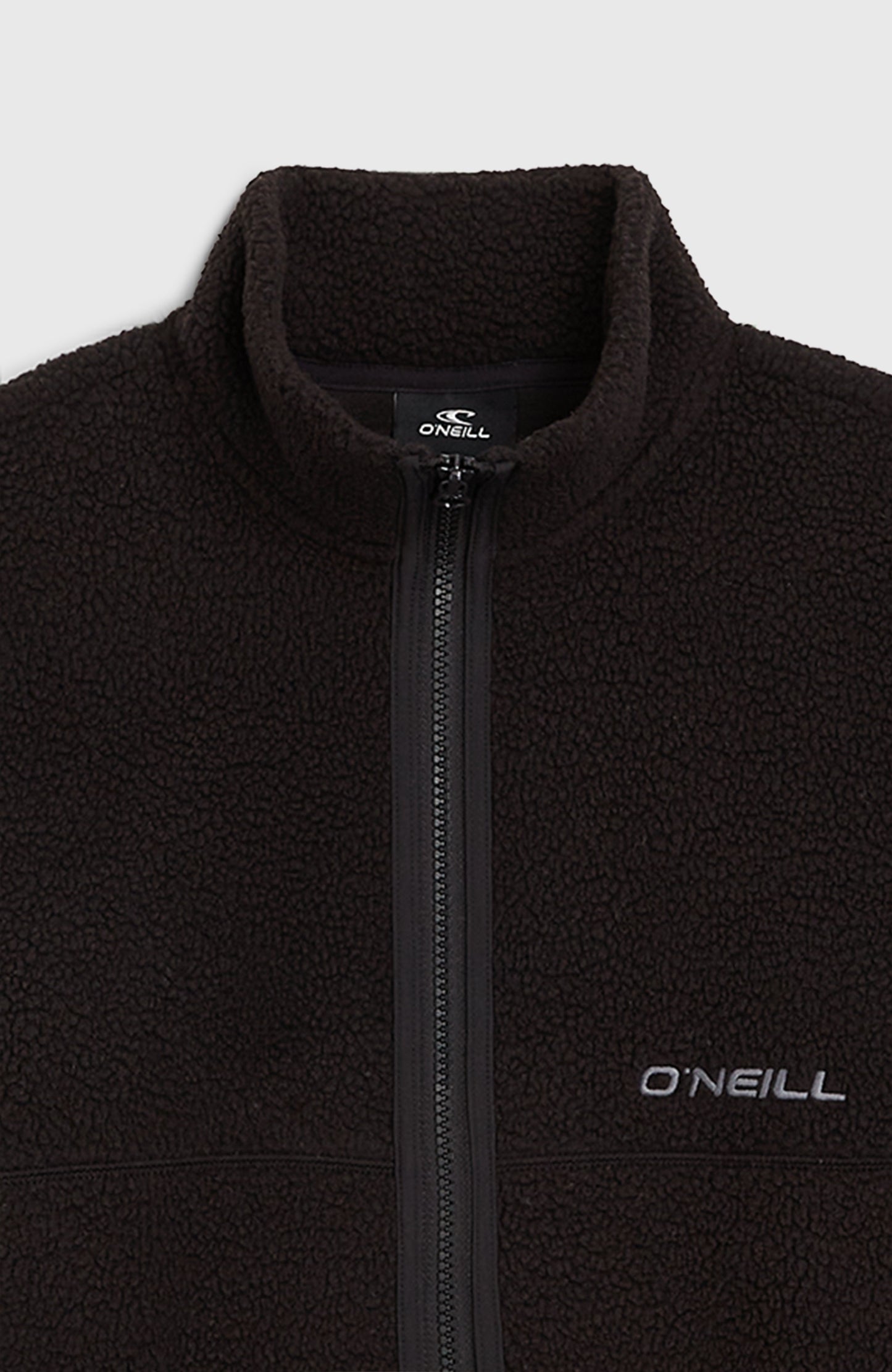 High-Pile Full-Zip Fleece Kids Black Out