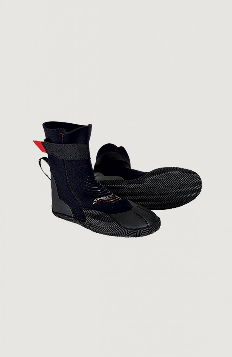 Kids Heat 5mm Zip Boot Wetsuits Black