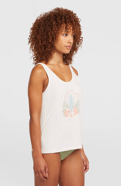 O'Neill Graphic Tank Top Women Snow White