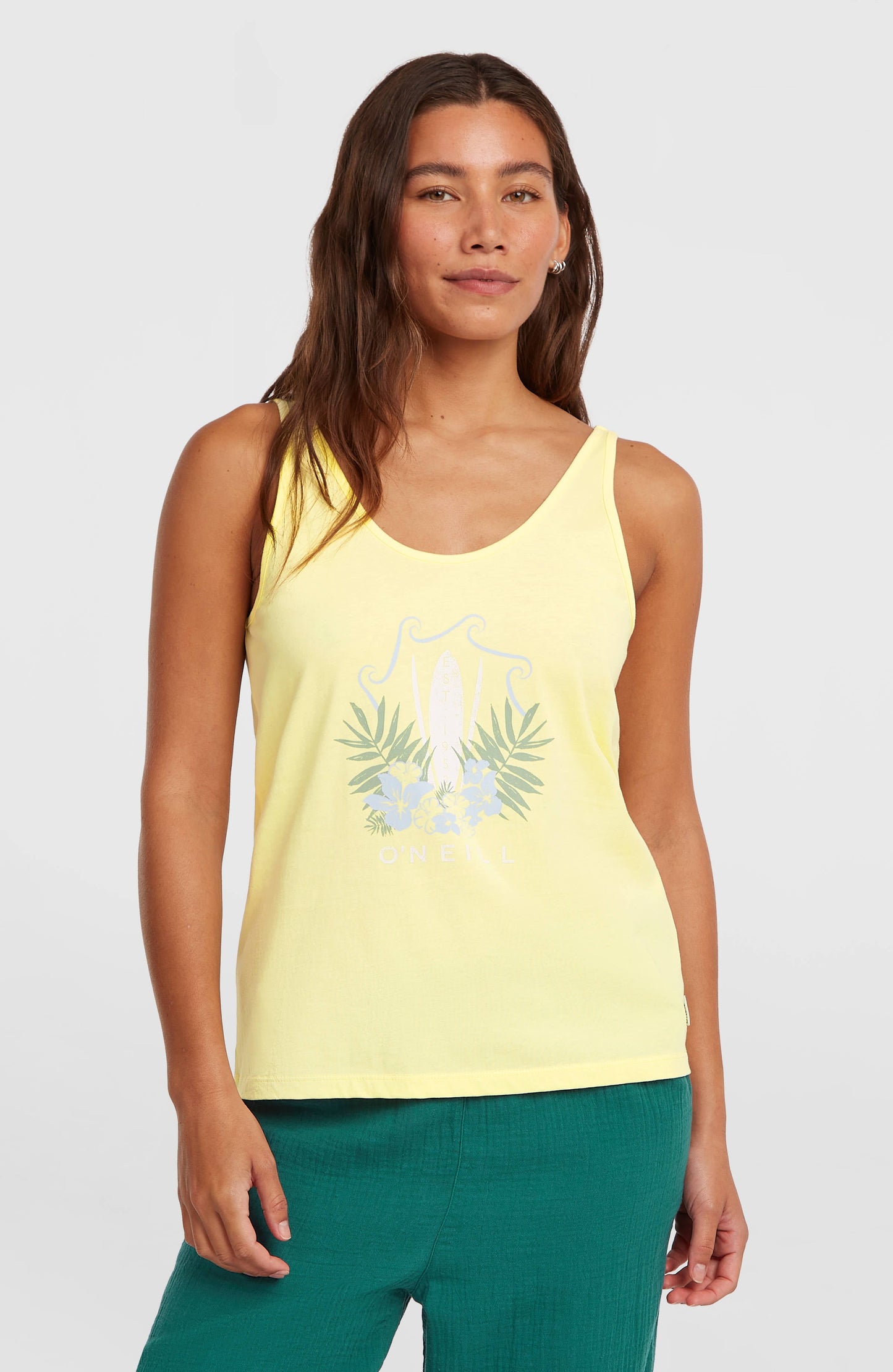 O'Neill Graphic Tank Top Women Rainforest Dew