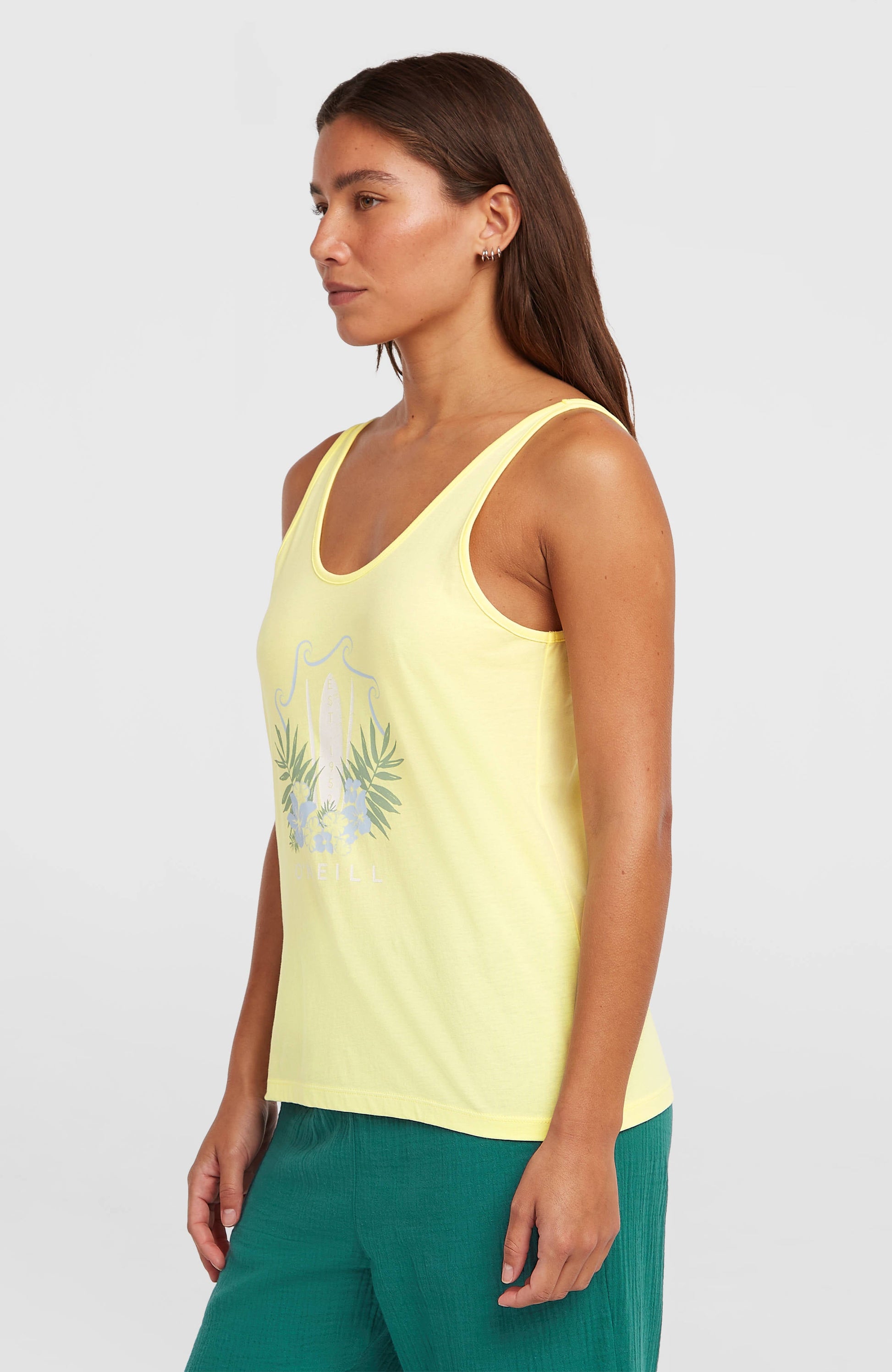 O'Neill Graphic Tank Top Women Rainforest Dew