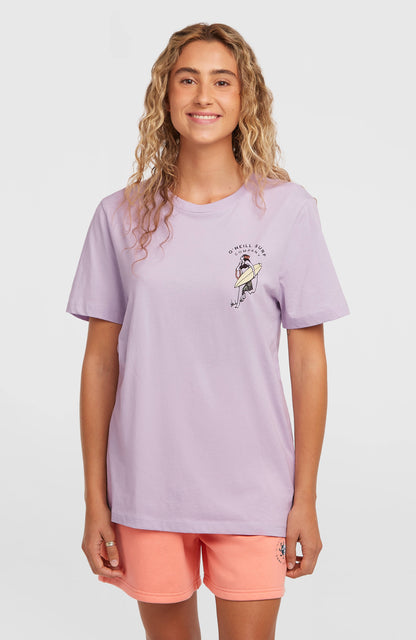 O'Neill Graphic T-Shirt Women Pale Lavender