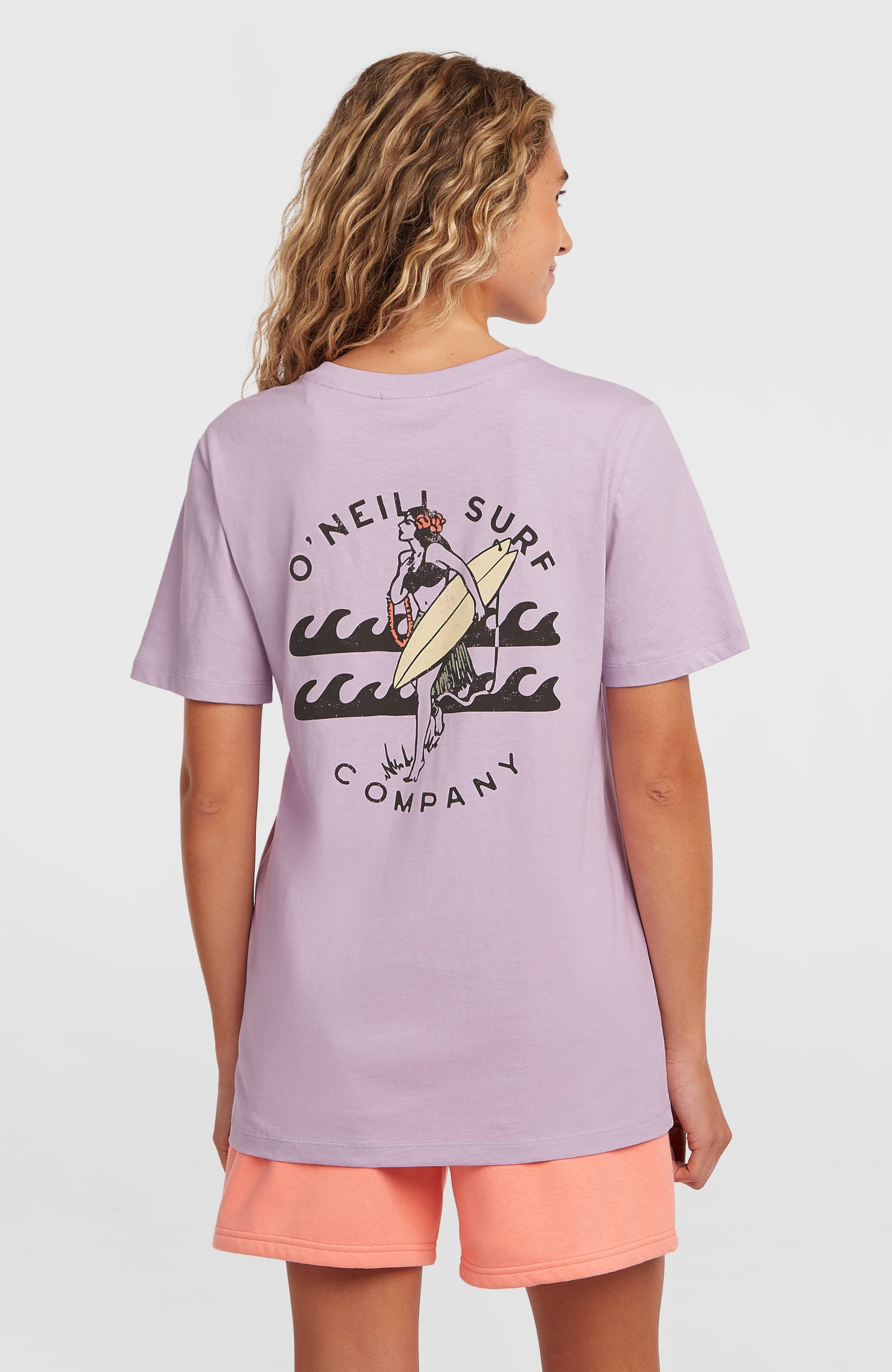 O'Neill Graphic T-Shirt Women Pale Lavender