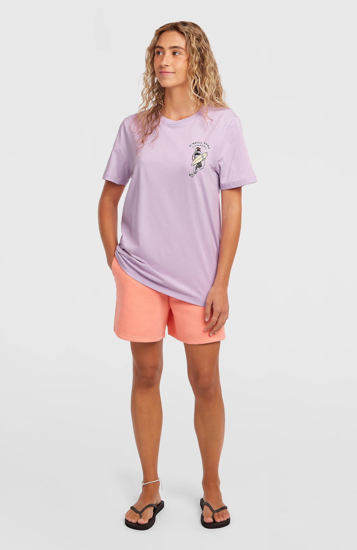 O'Neill Graphic T-Shirt Women Pale Lavender