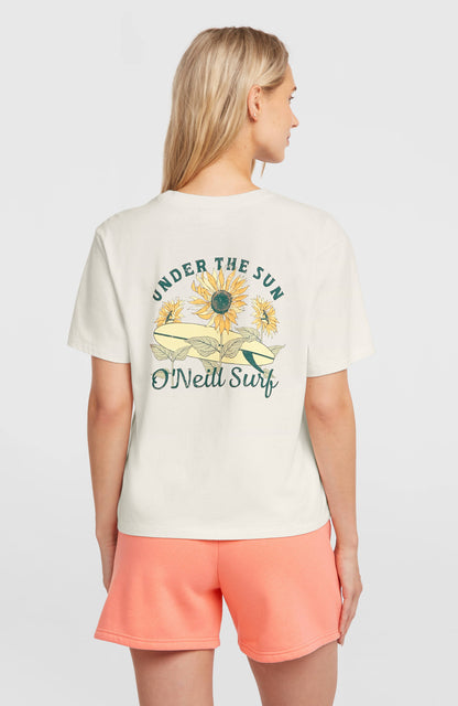 O’Neill Boxy Back Print T-Shirt Women Snow White