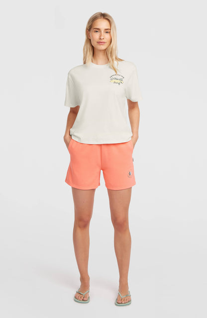O’Neill Boxy Back Print T-Shirt Women Snow White