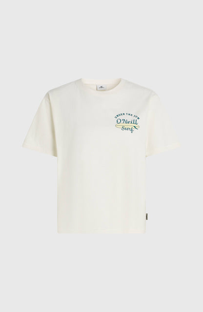 O’Neill Boxy Back Print T-Shirt Women Snow White