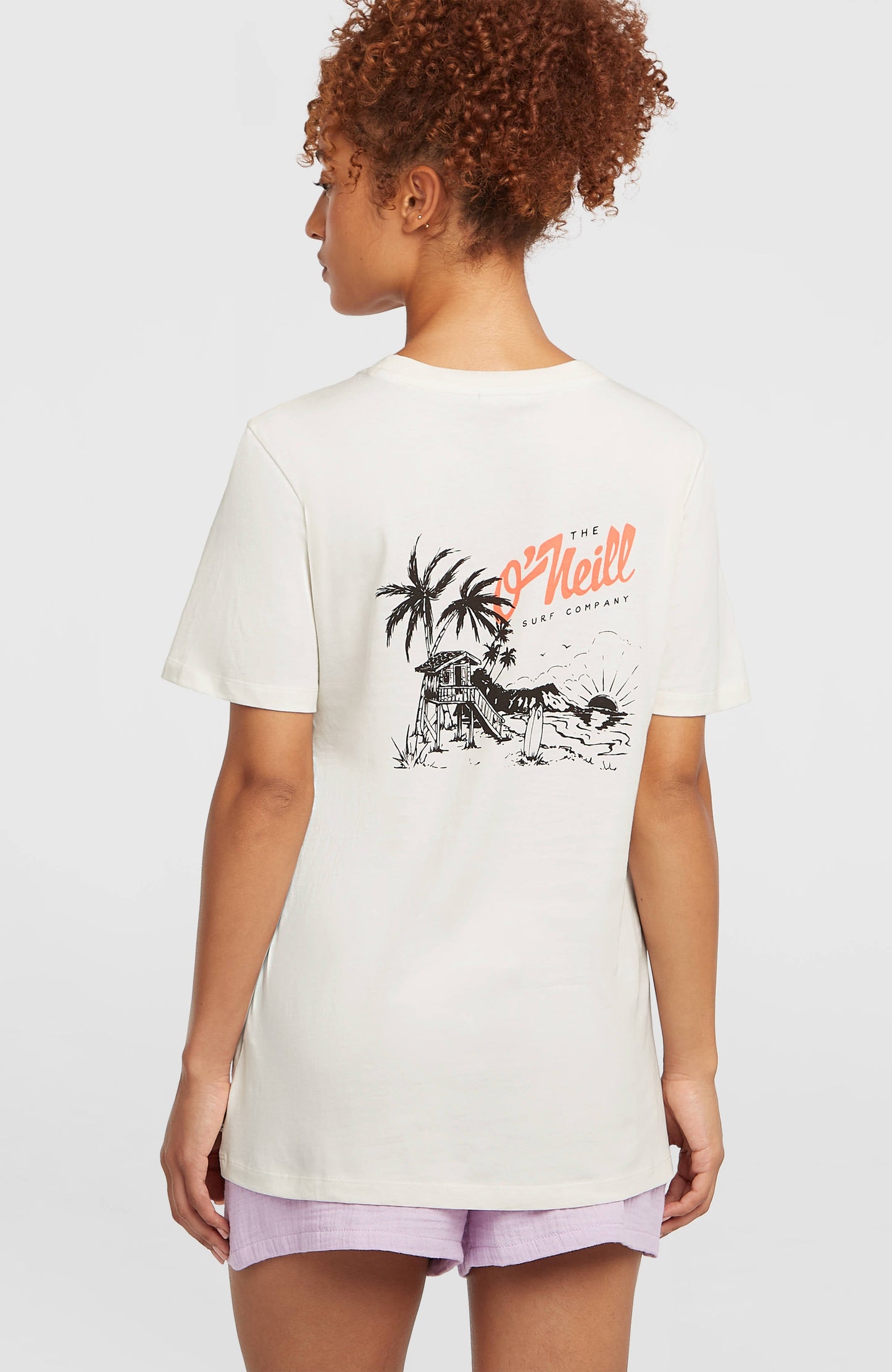 O'Neill Graphic T-Shirt Women Snow White