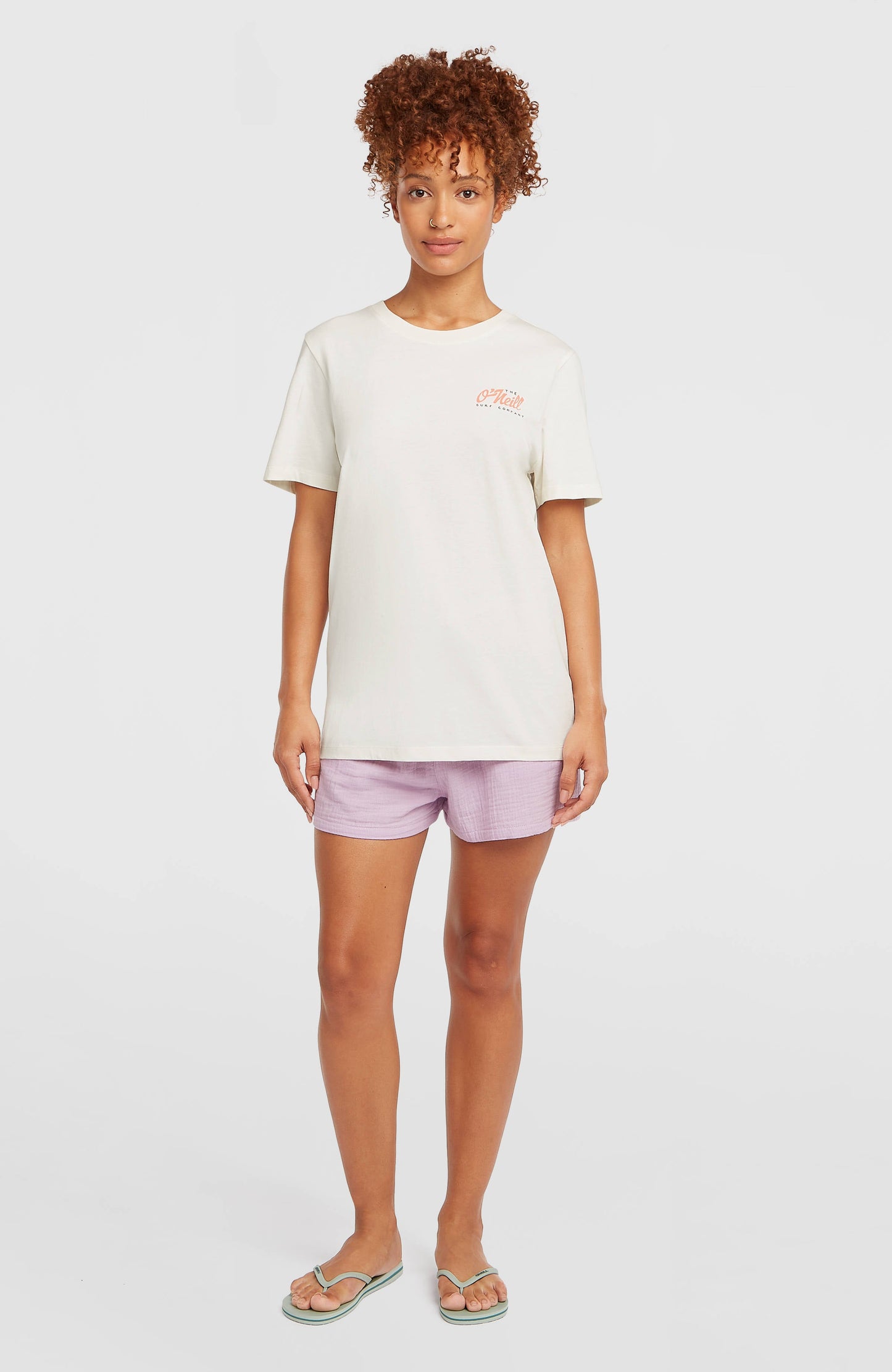 O'Neill Graphic T-Shirt Women Snow White