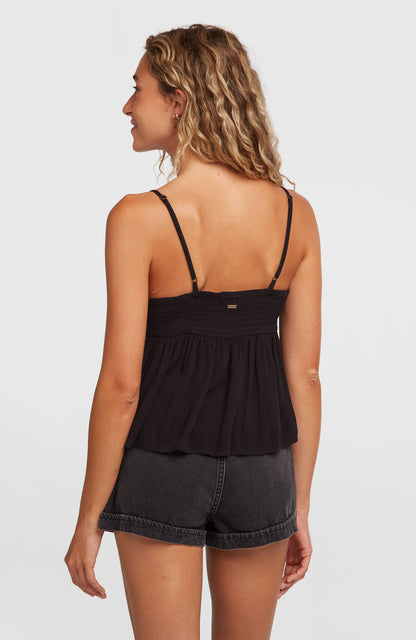 Reeta Woven Top Women Black Out