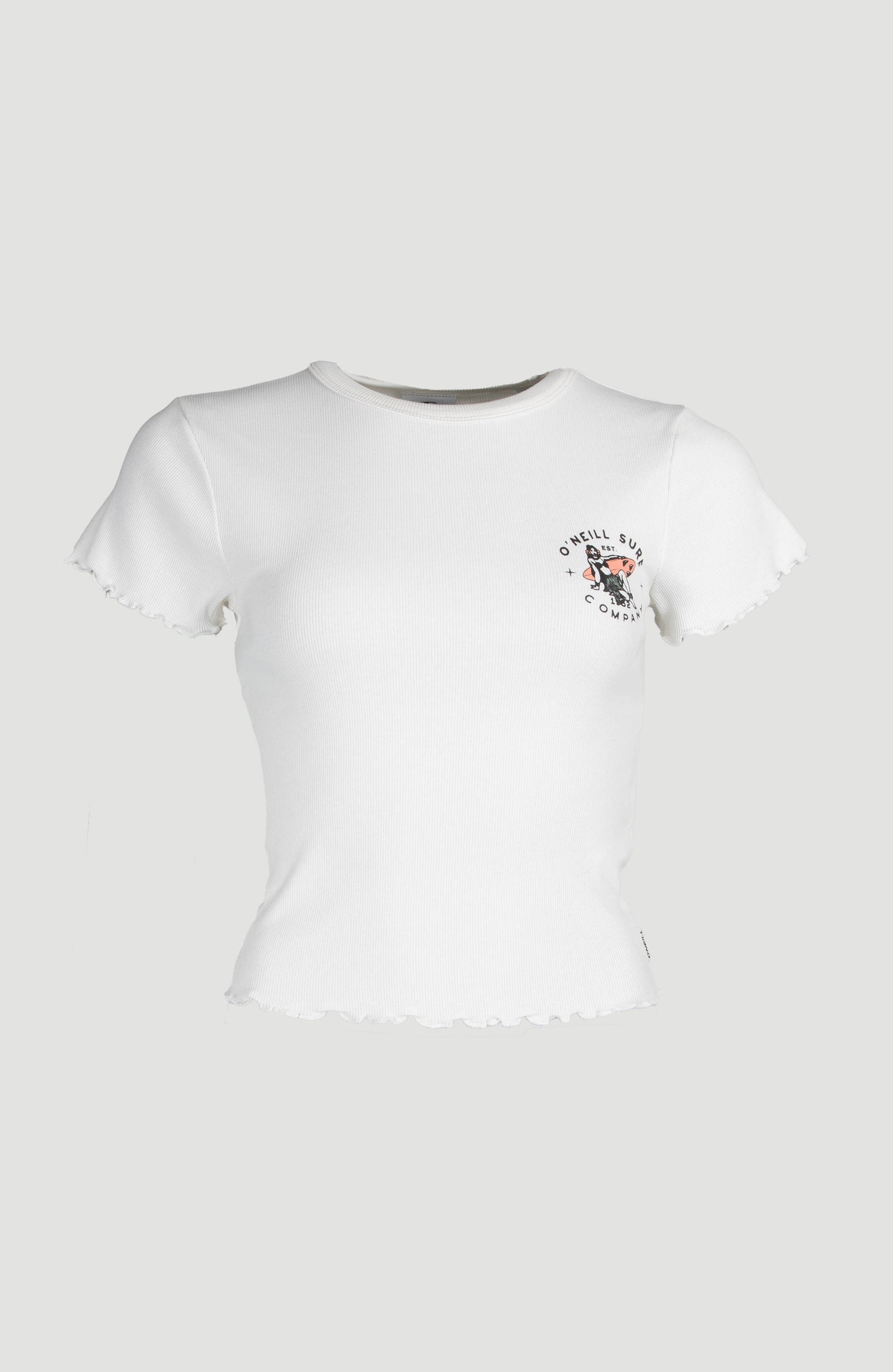 O'Neill Rib T-Shirt Women Snow White