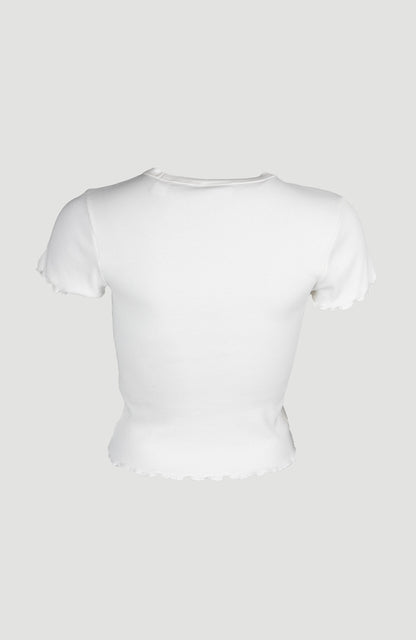 O'Neill Rib T-Shirt Women Snow White