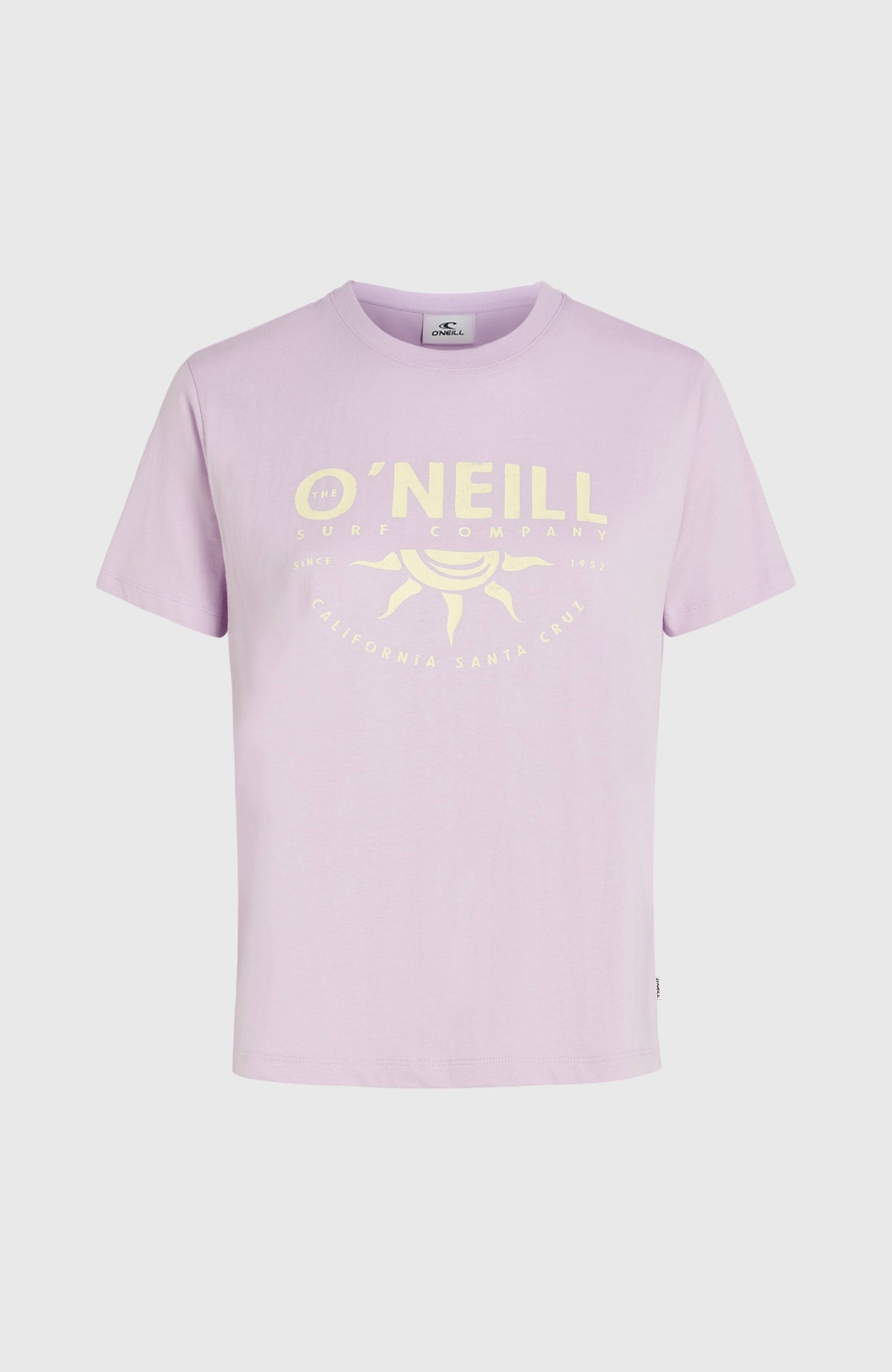 Front Print T-Shirt Women Pale Lavender