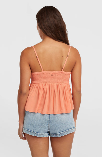 Reeta Woven Top Women Funky Peach