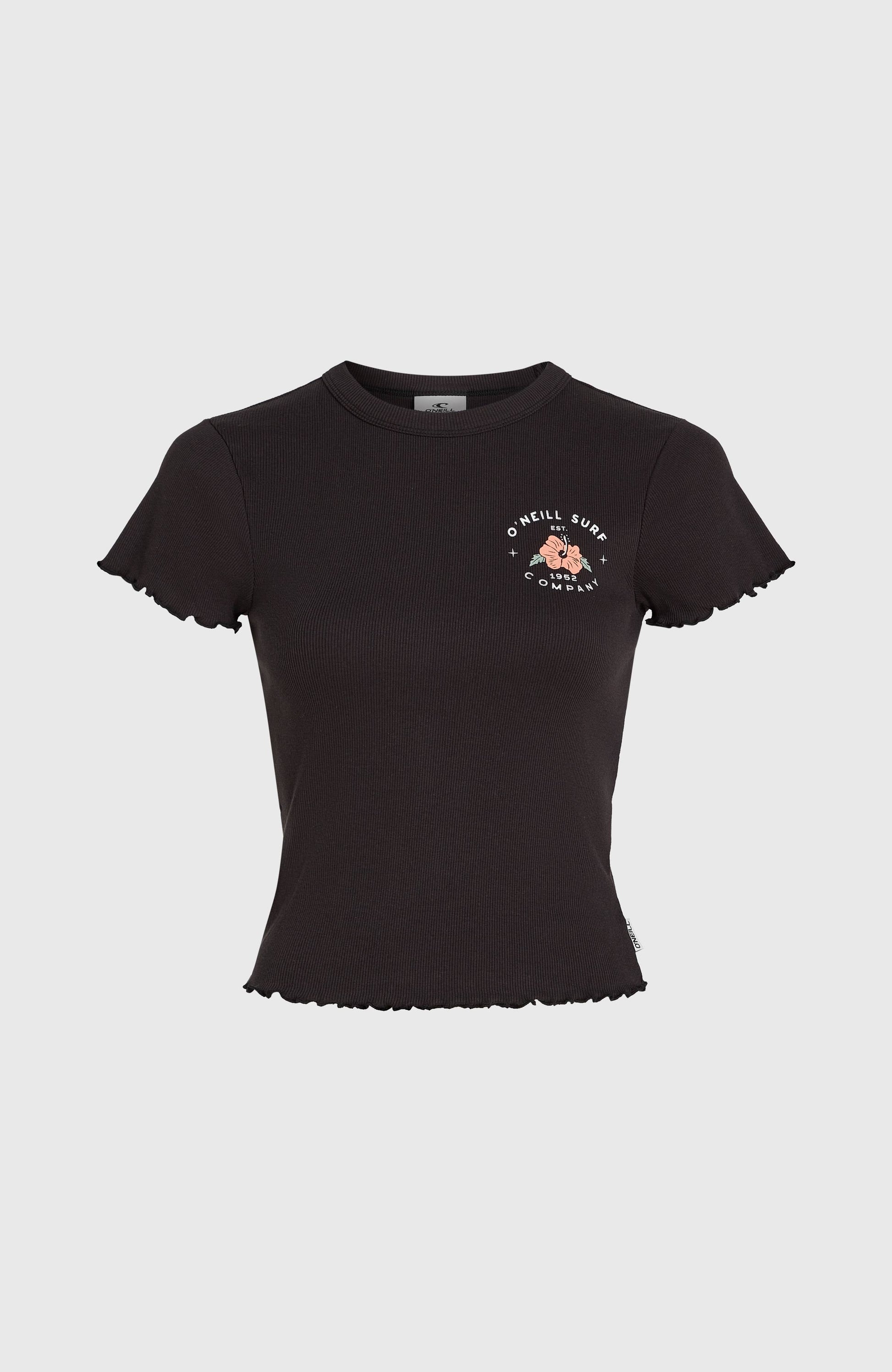 O'Neill Rib T-Shirt Women Black Out
