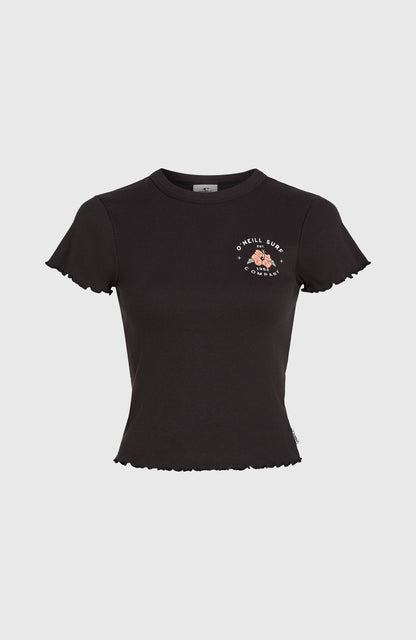 O'Neill Rib T-Shirt Women Black Out