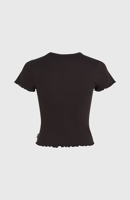 O'Neill Rib T-Shirt Women Black Out