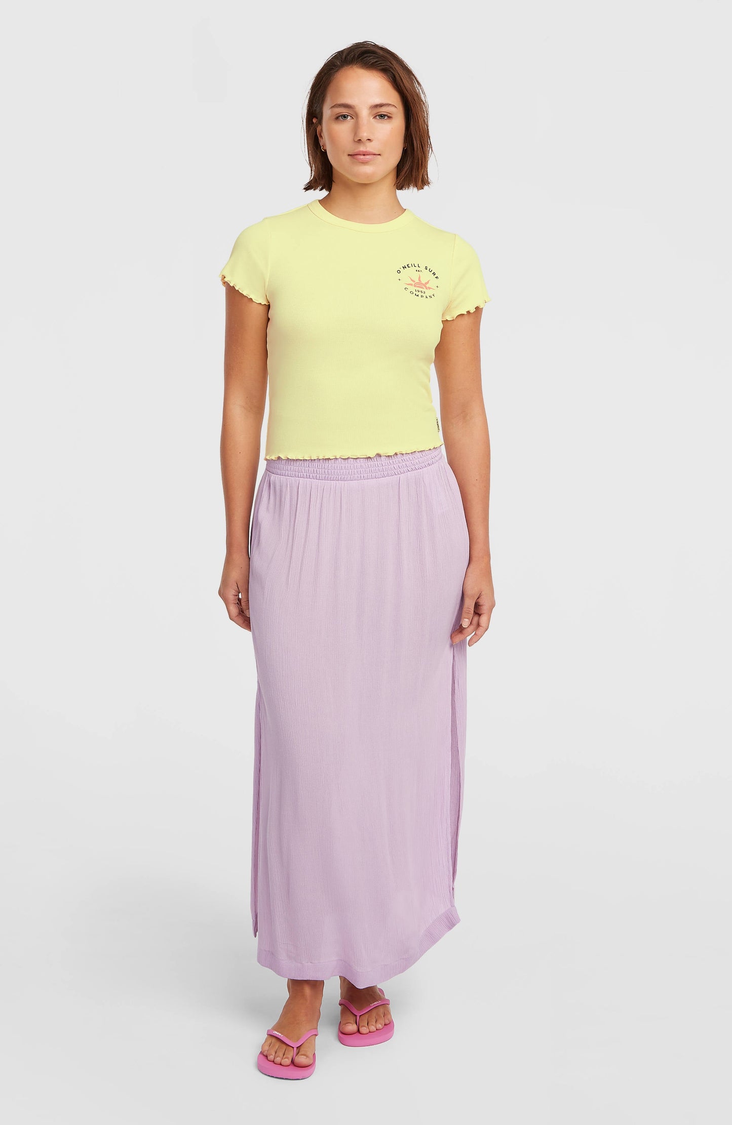 O'Neill Rib T-Shirt Women Rainforest Dew