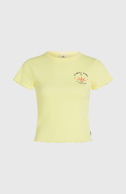 O'Neill Rib T-Shirt Women Rainforest Dew