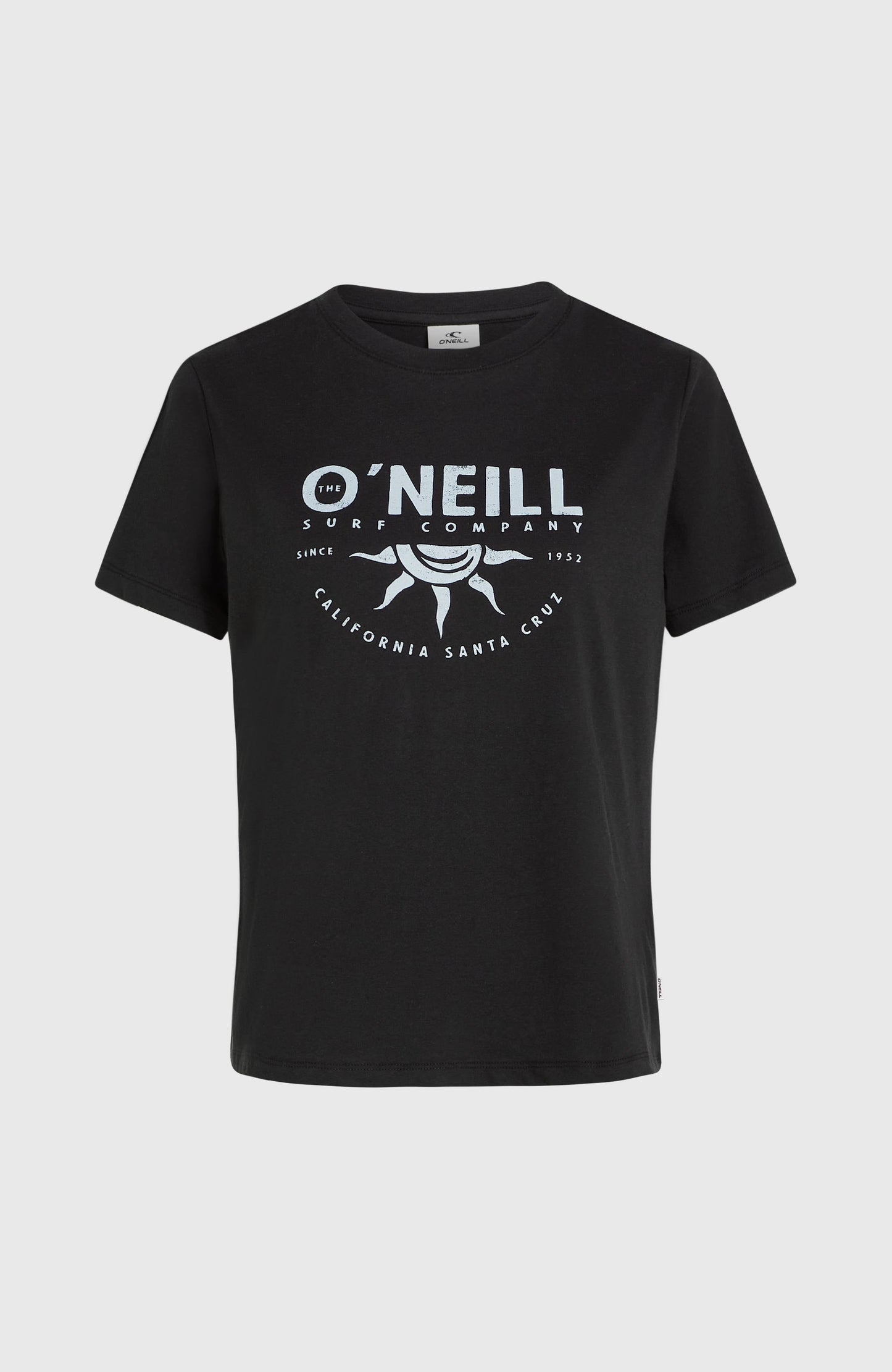 Front Print T-Shirt Women Black Out