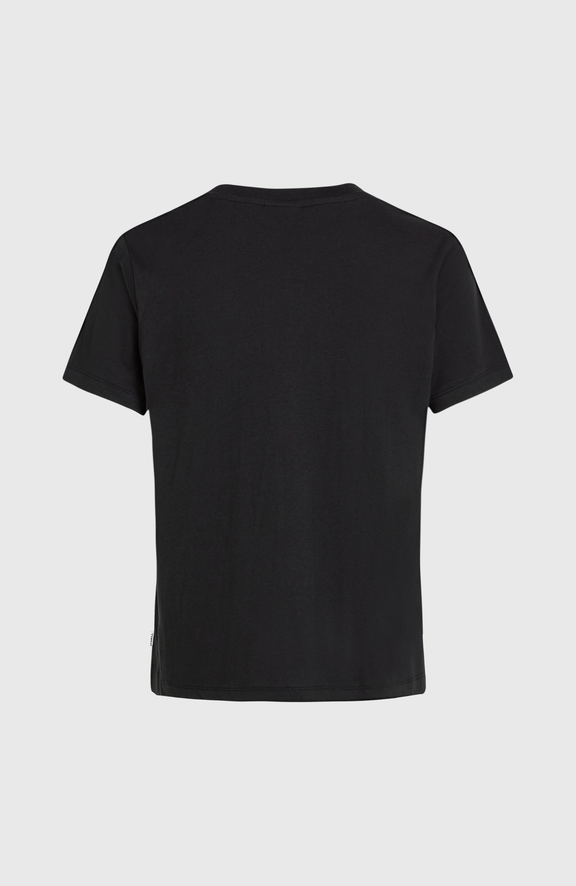 Front Print T-Shirt Women Black Out
