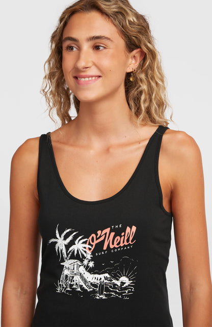 O'Neill Graphic Tank Top Women Black Out