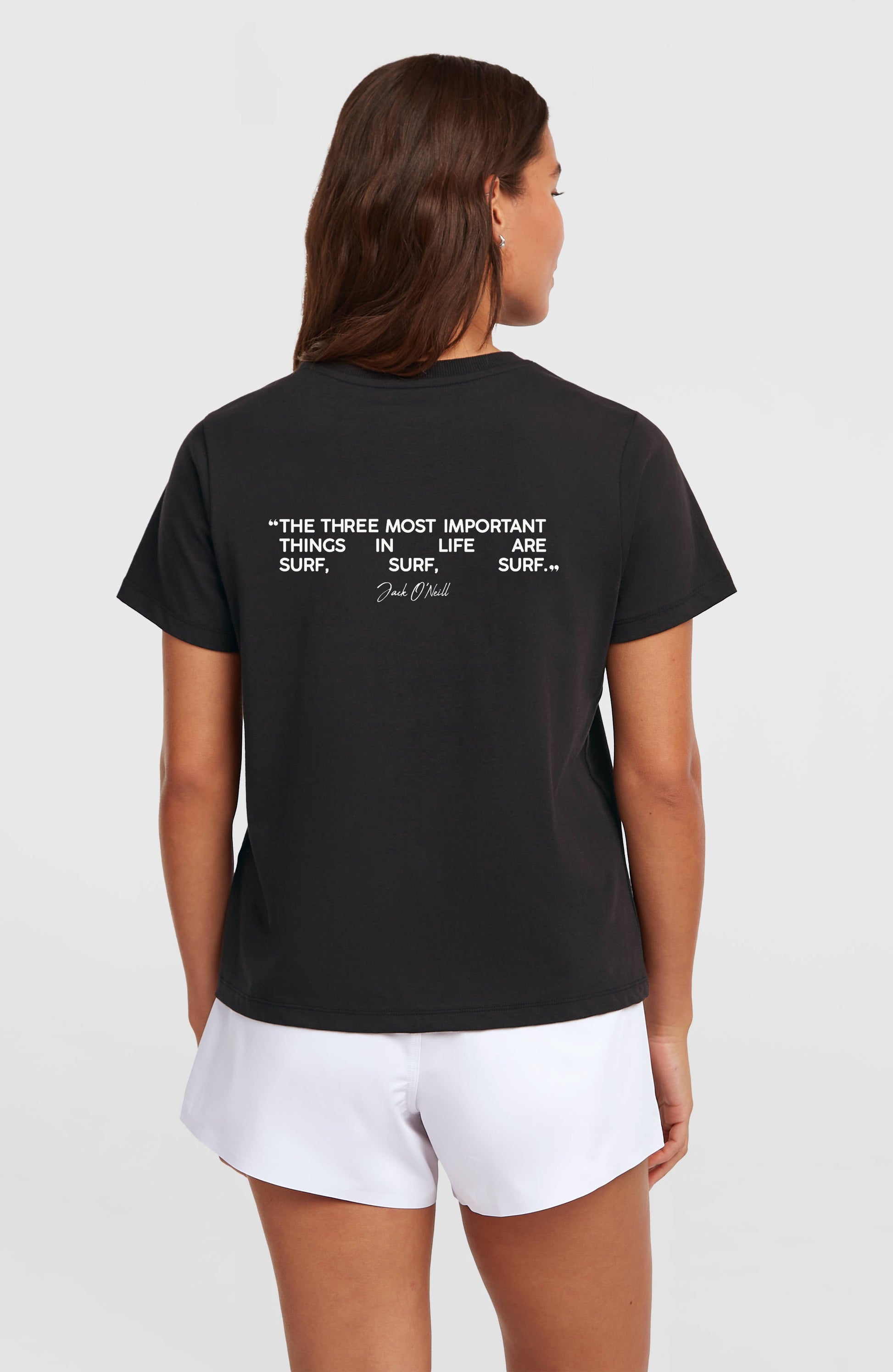 O'Neill Polygiene Cotton Graphic T-Shirt Women Black Out