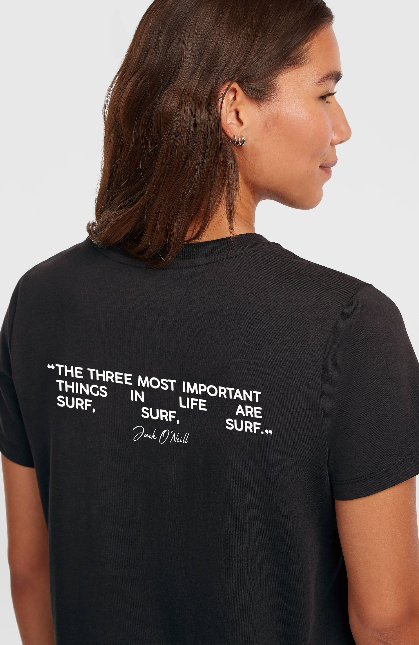 O'Neill Polygiene Cotton Graphic T-Shirt Women Black Out
